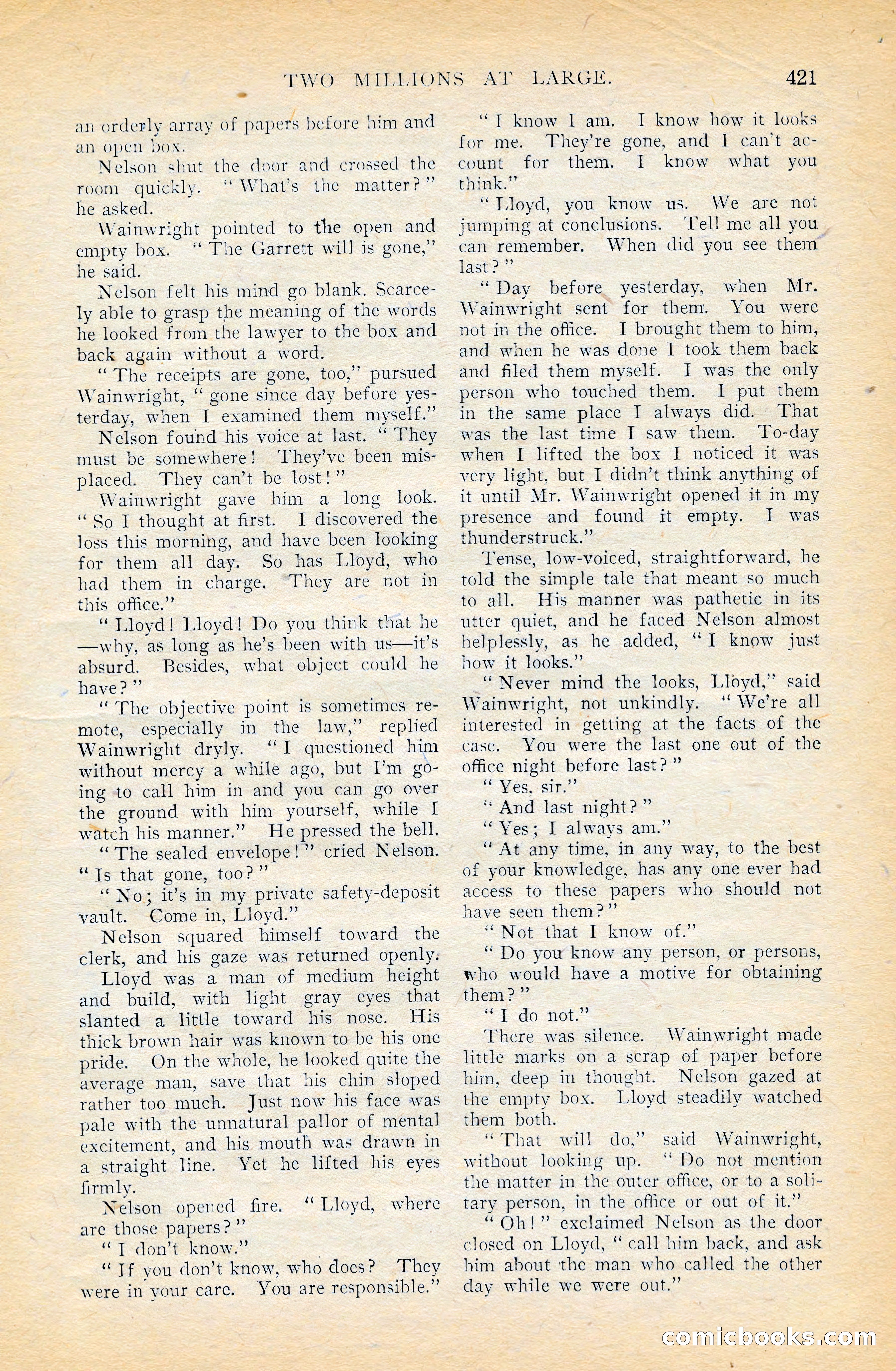 The Cavalier, April 1909 — page 39 of 201