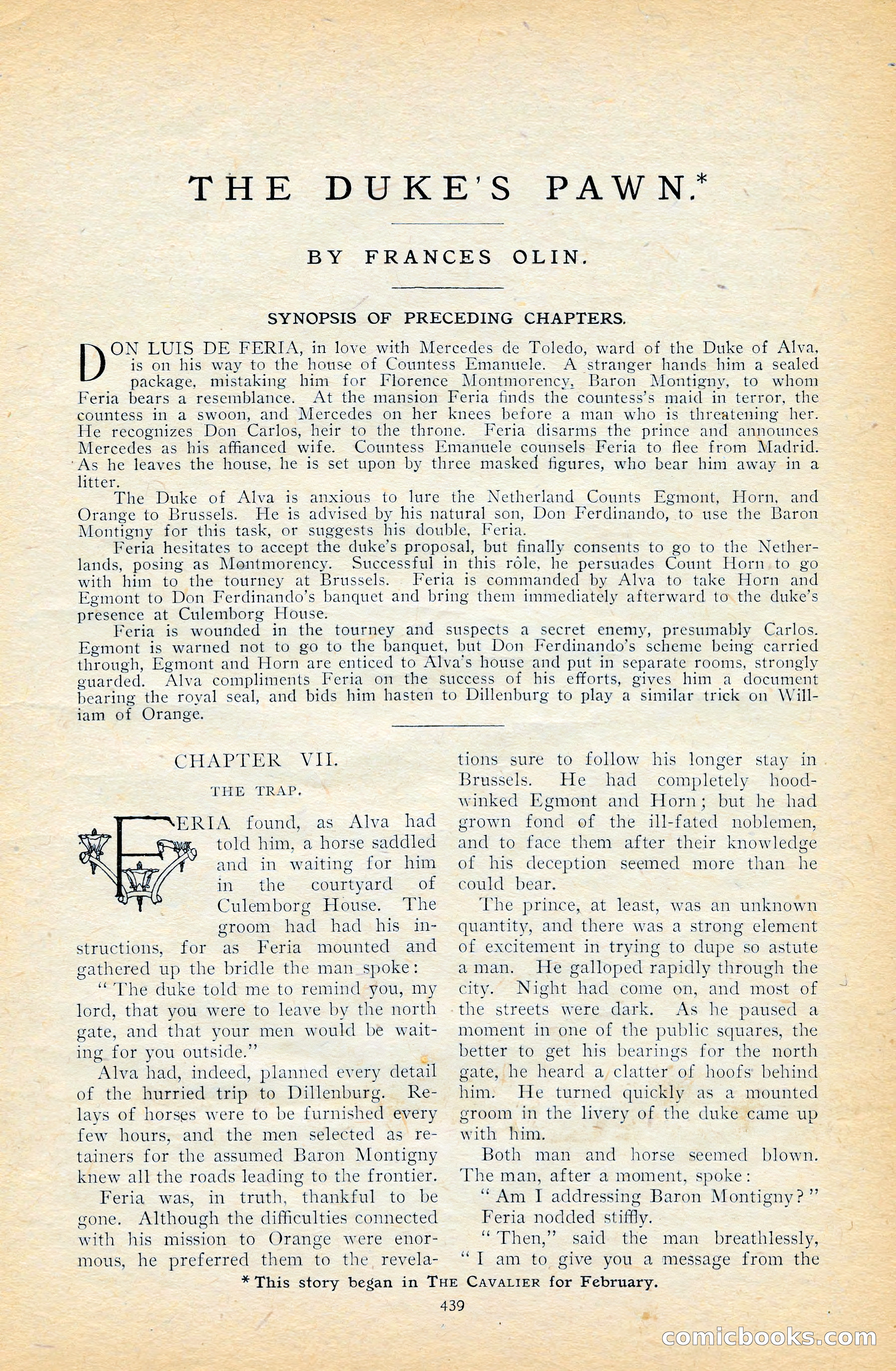 The Cavalier, April 1909 — page 57 of 201