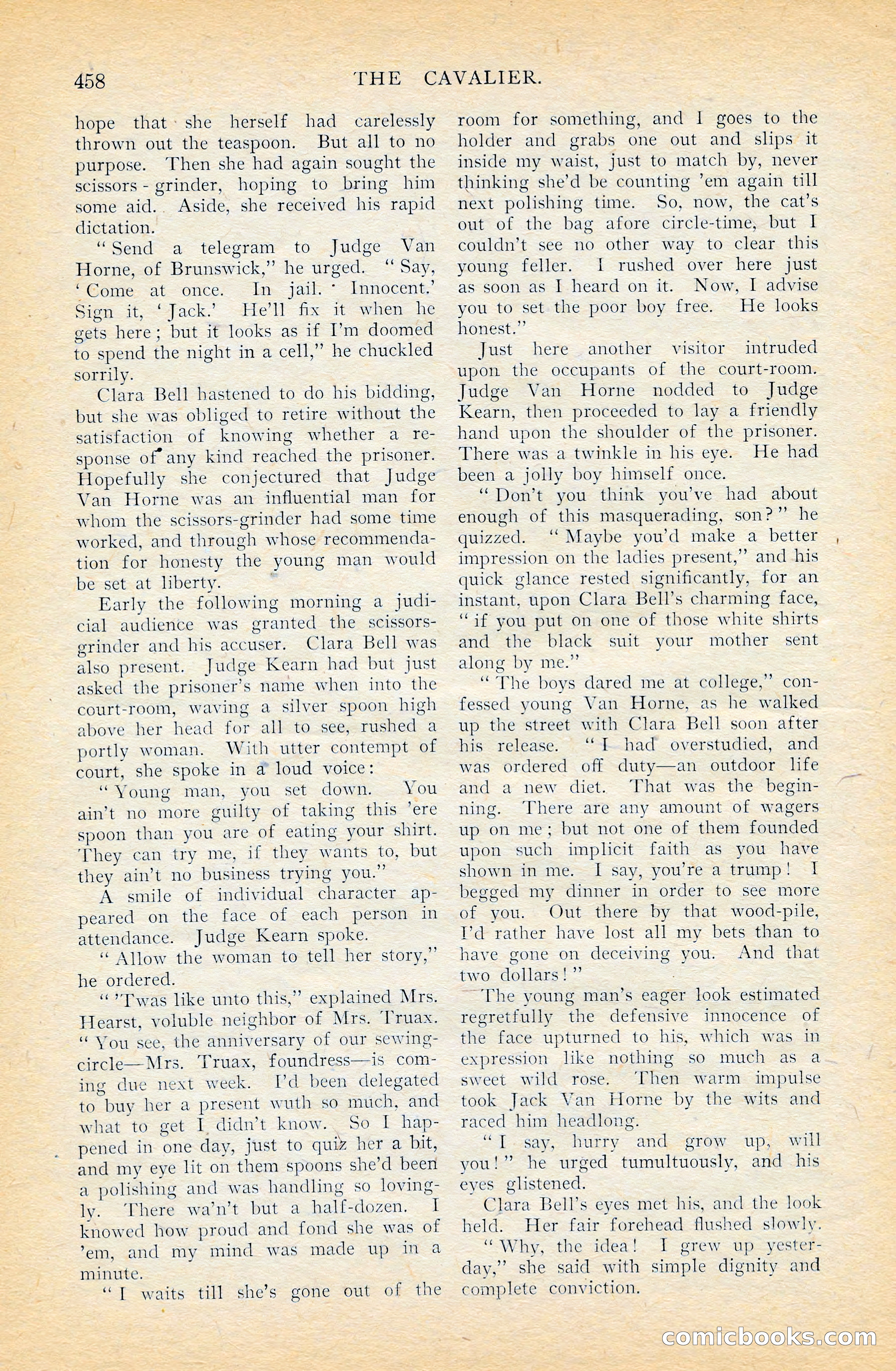 The Cavalier, April 1909 — page 76 of 201
