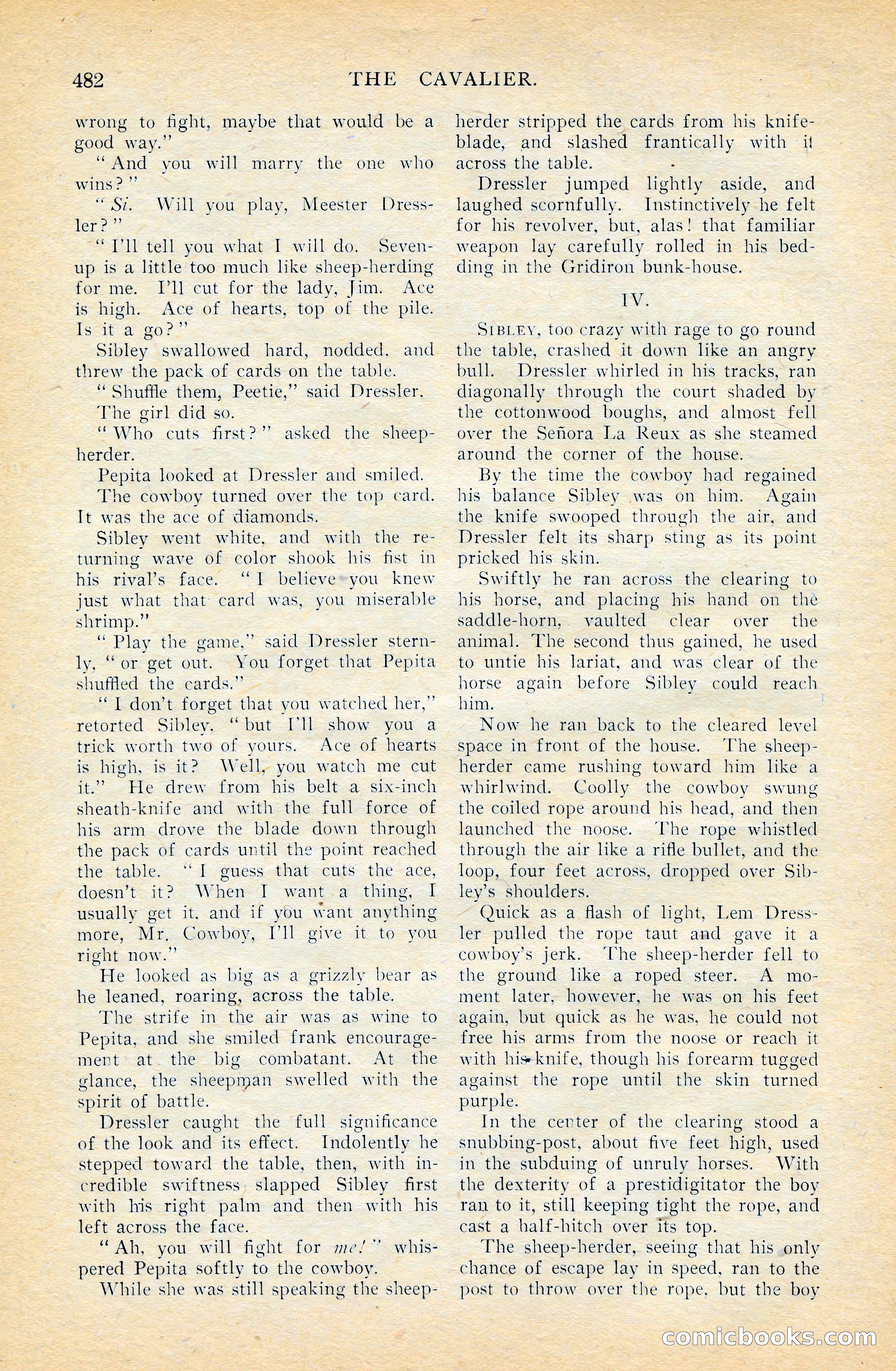 The Cavalier, April 1909 — page 100 of 201
