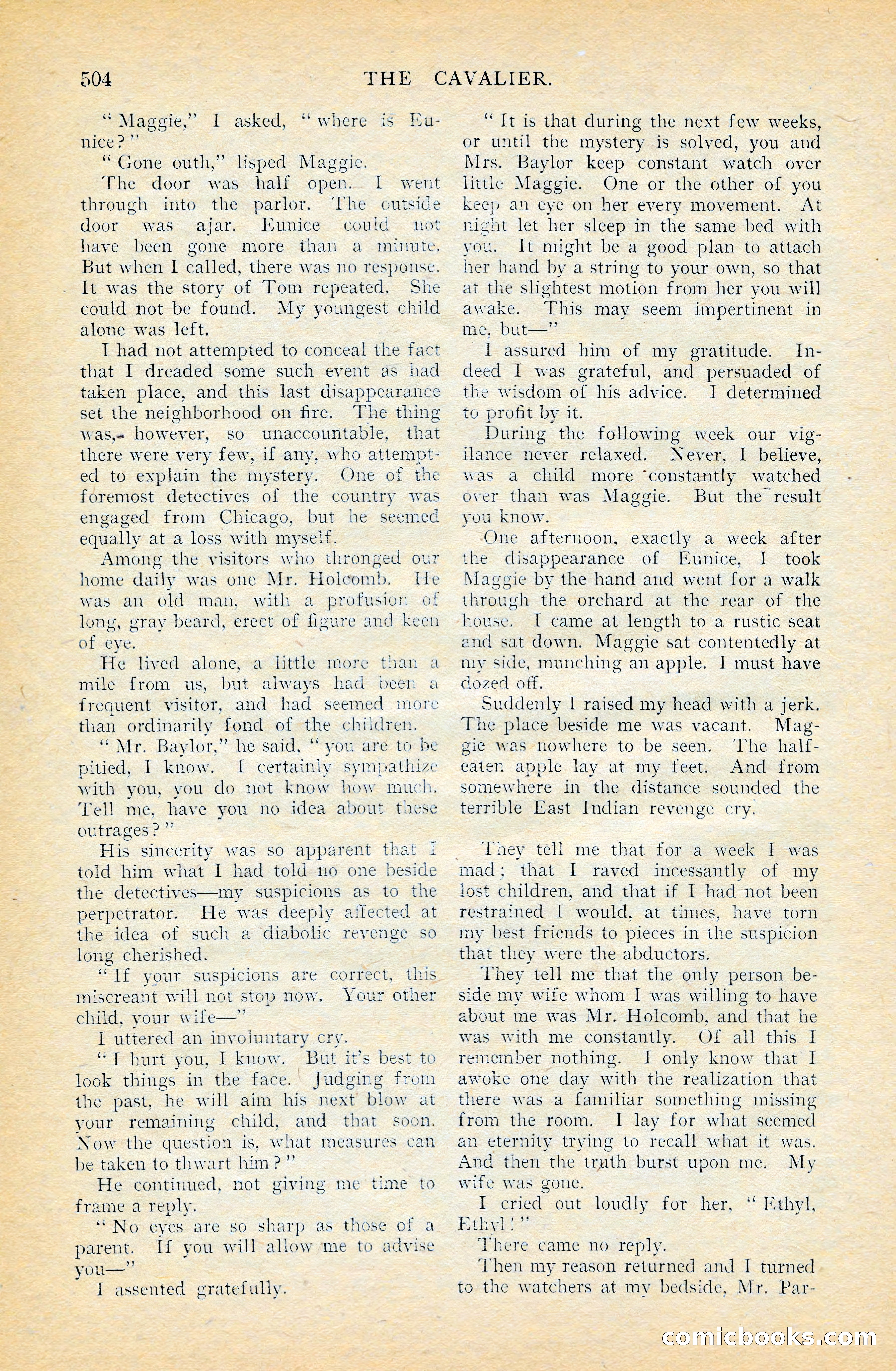 The Cavalier, April 1909 — page 122 of 201