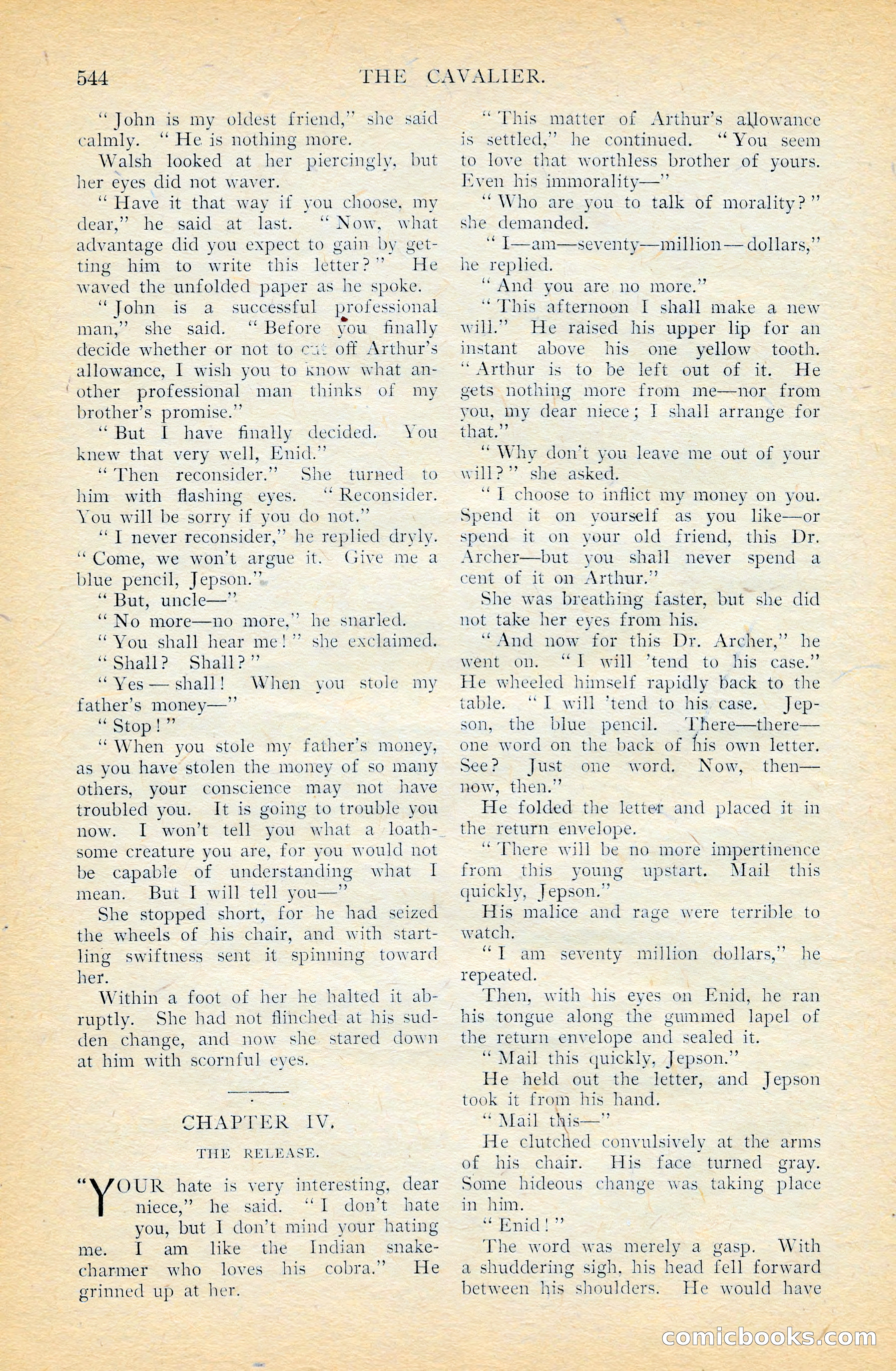 The Cavalier, April 1909 — page 162 of 201