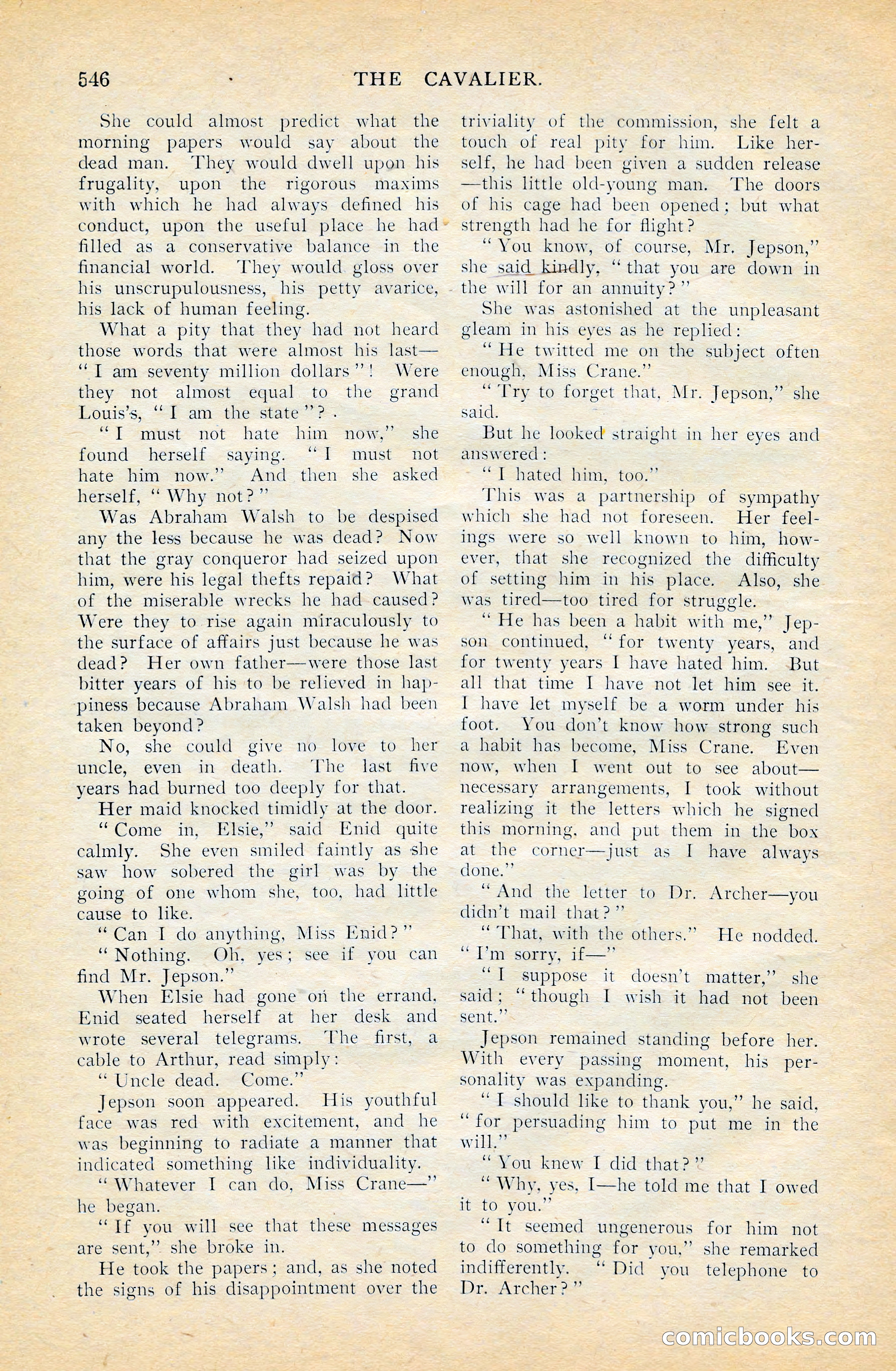 The Cavalier, April 1909 — page 164 of 201