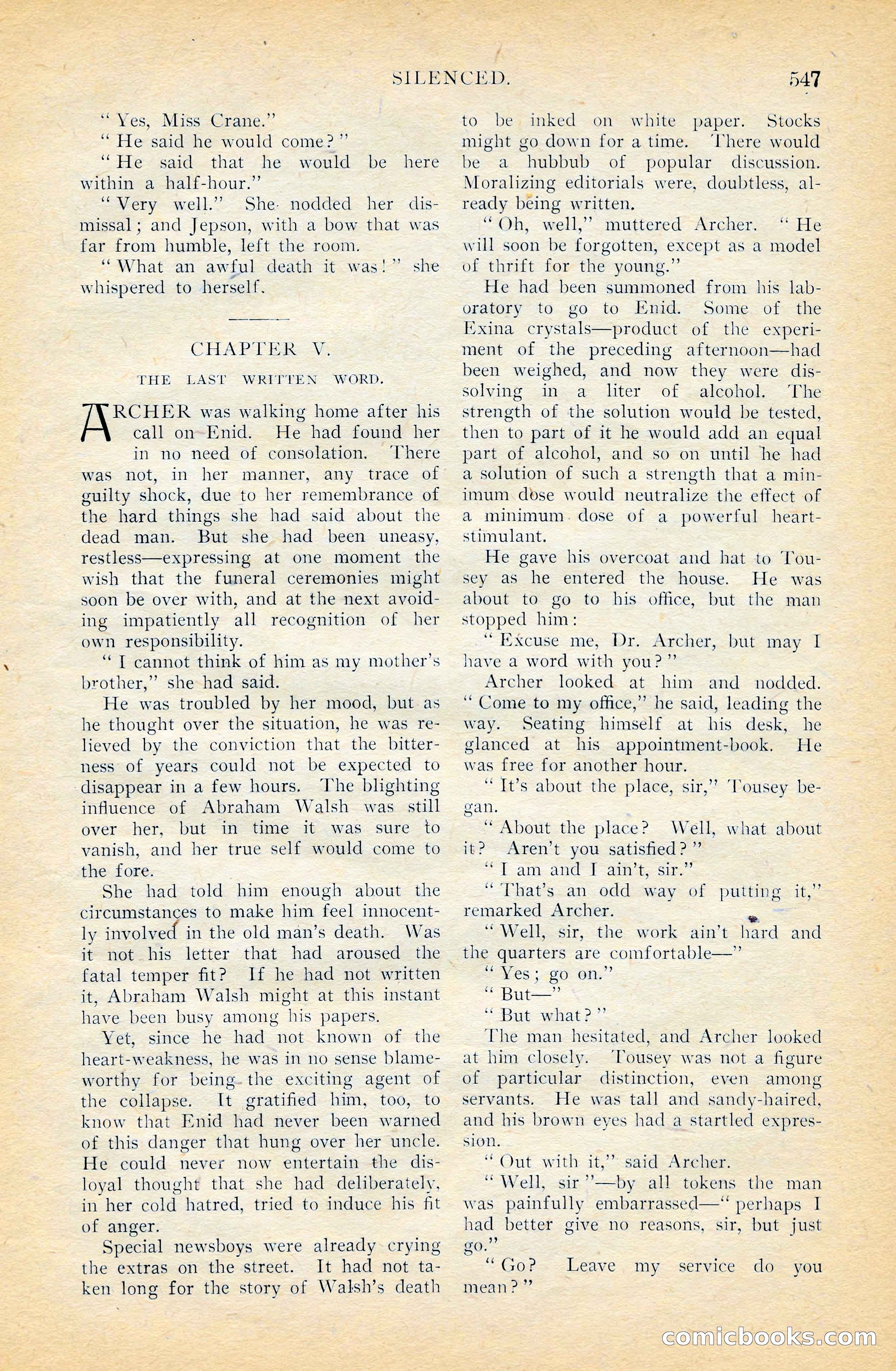 The Cavalier, April 1909 — page 165 of 201