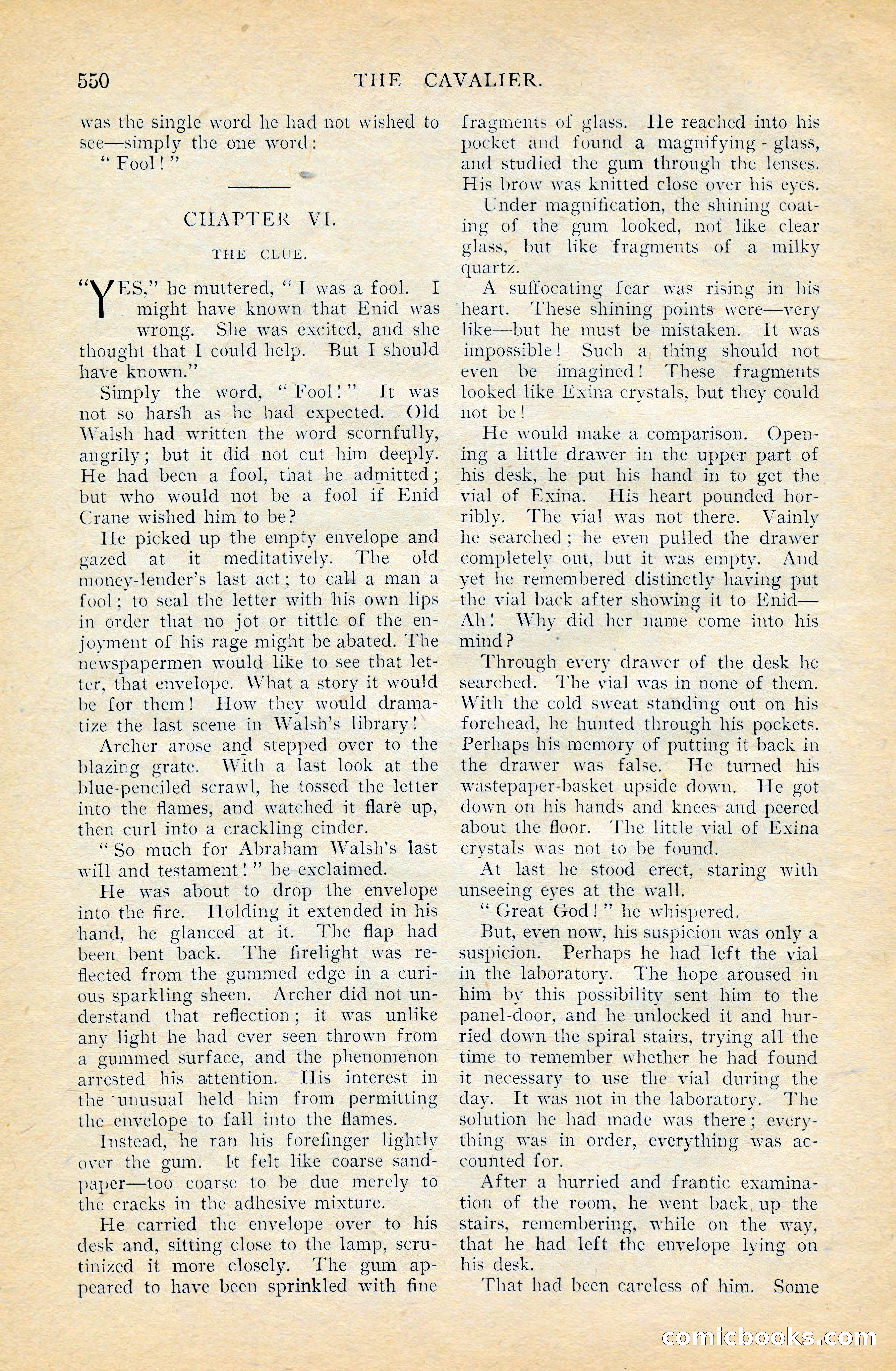 The Cavalier, April 1909 — page 168 of 201
