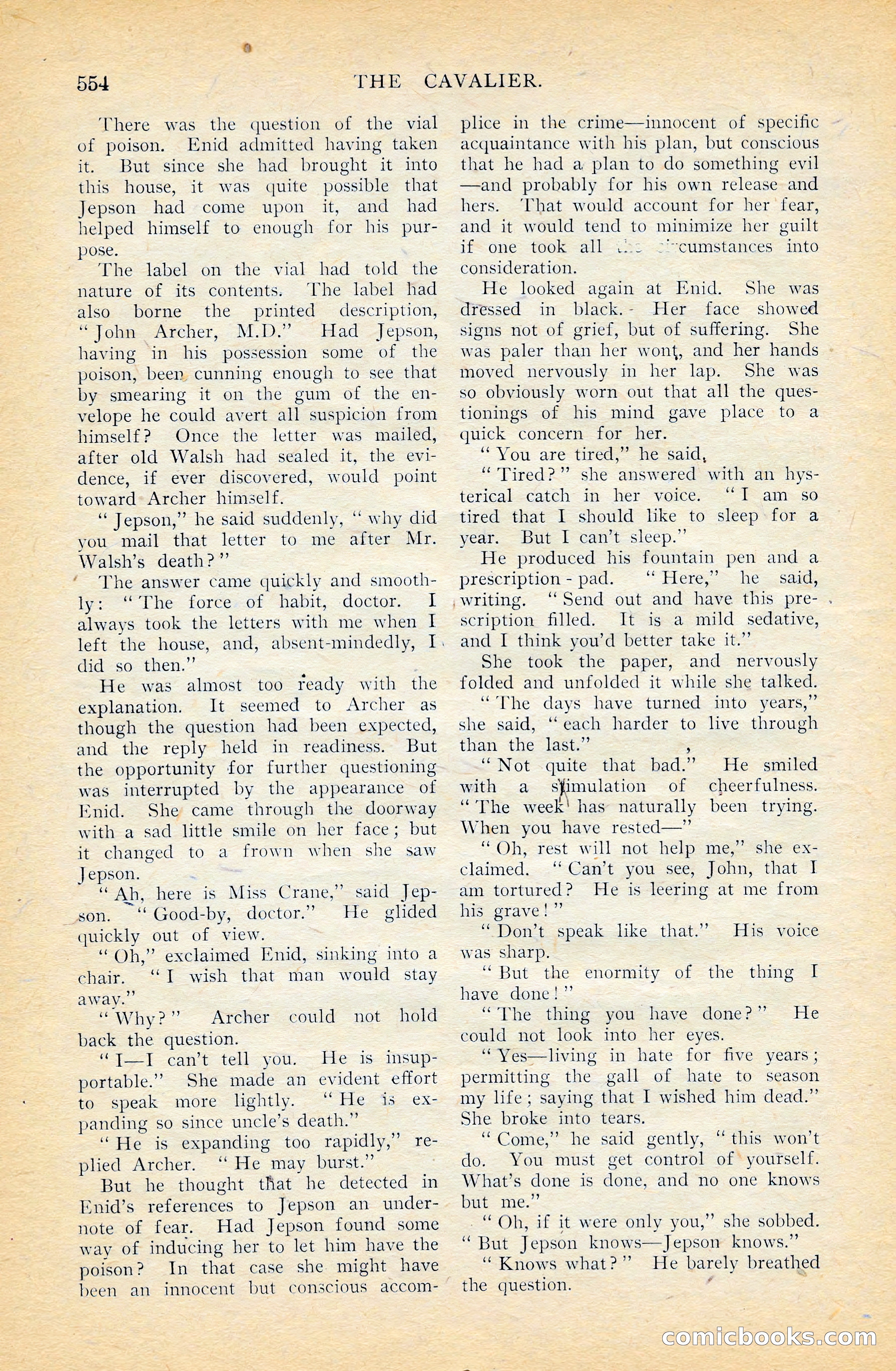 The Cavalier, April 1909 — page 172 of 201