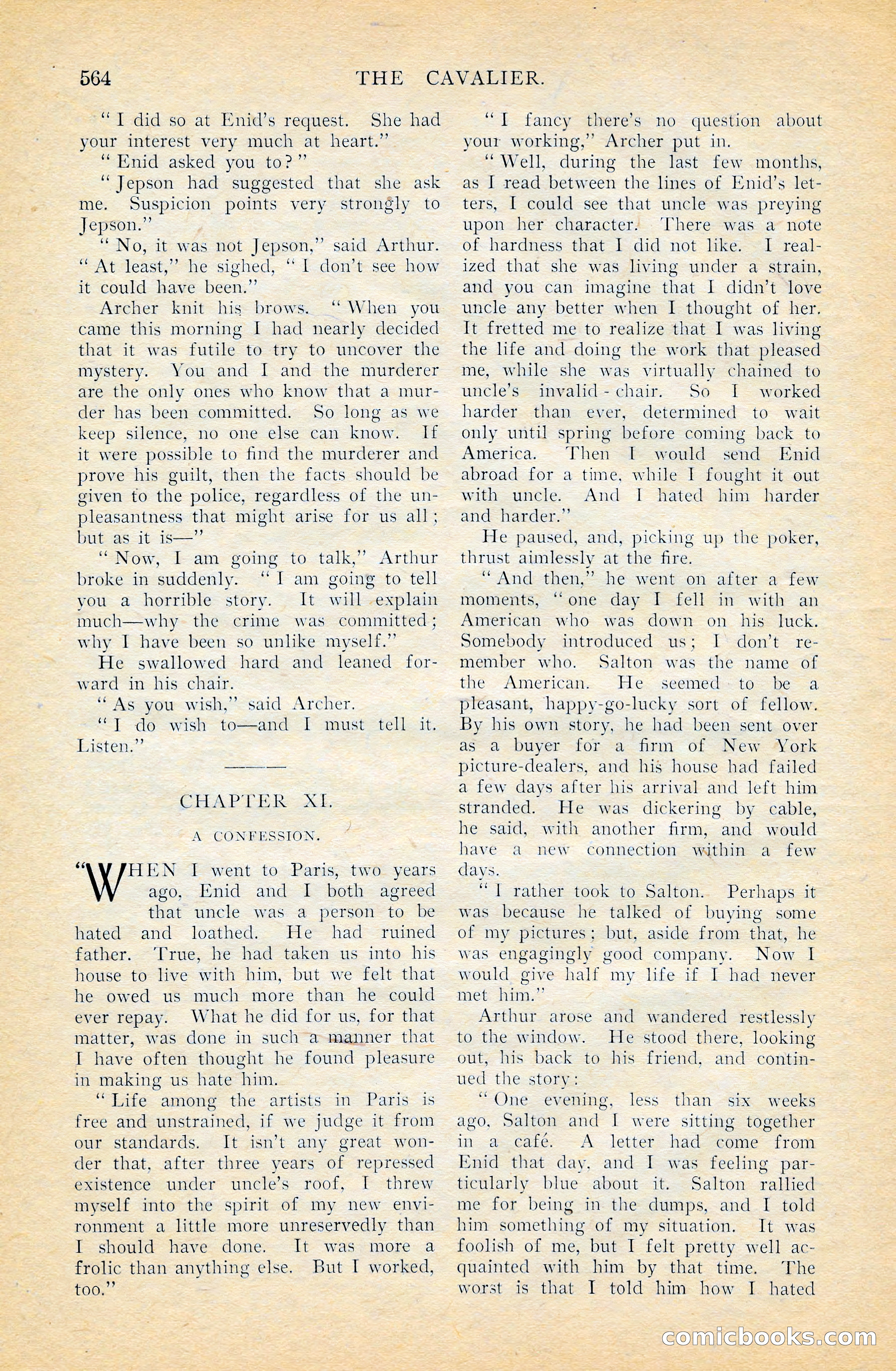 The Cavalier, April 1909 — page 182 of 201
