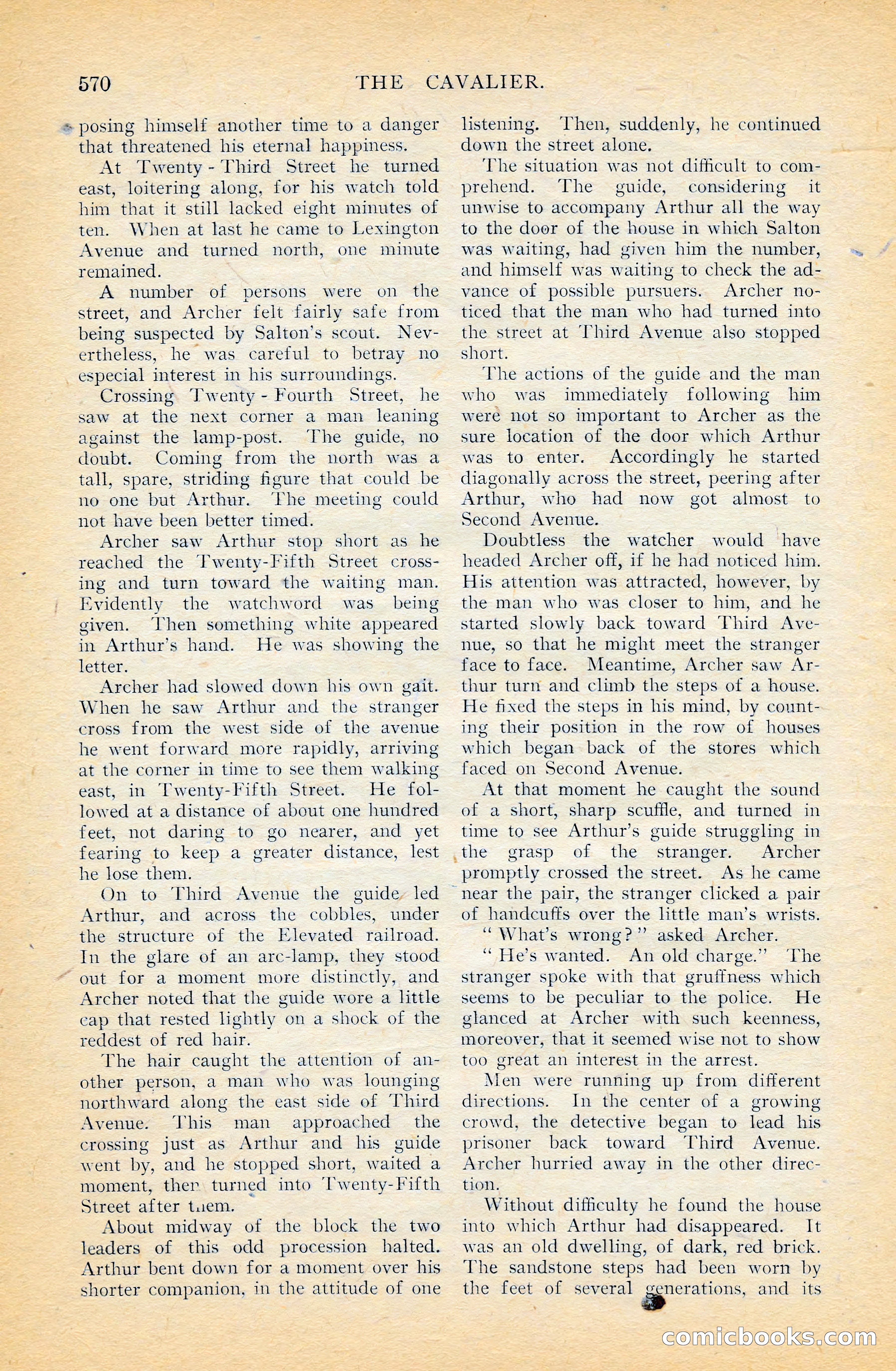 The Cavalier, April 1909 — page 188 of 201