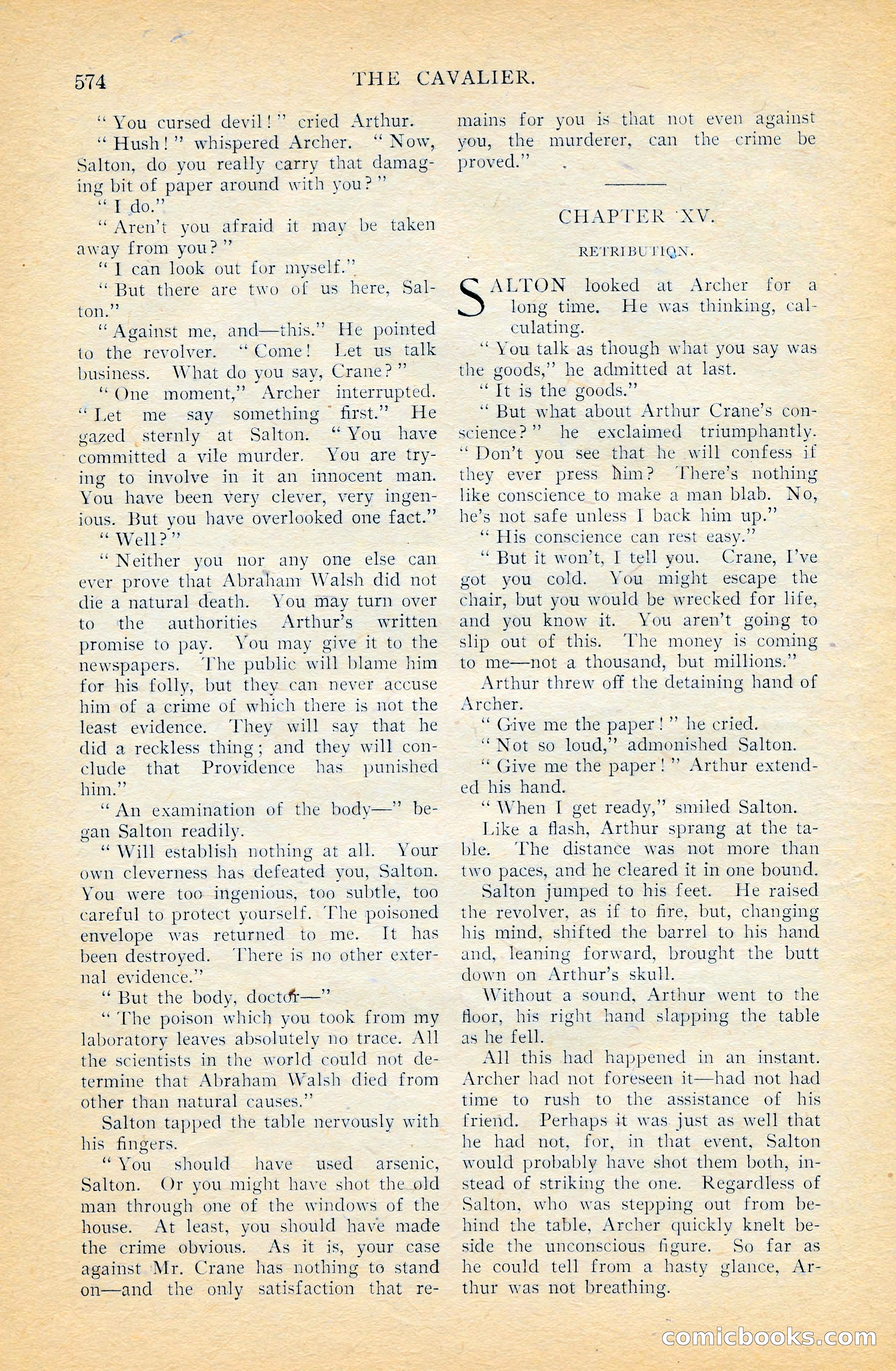The Cavalier, April 1909 — page 192 of 201