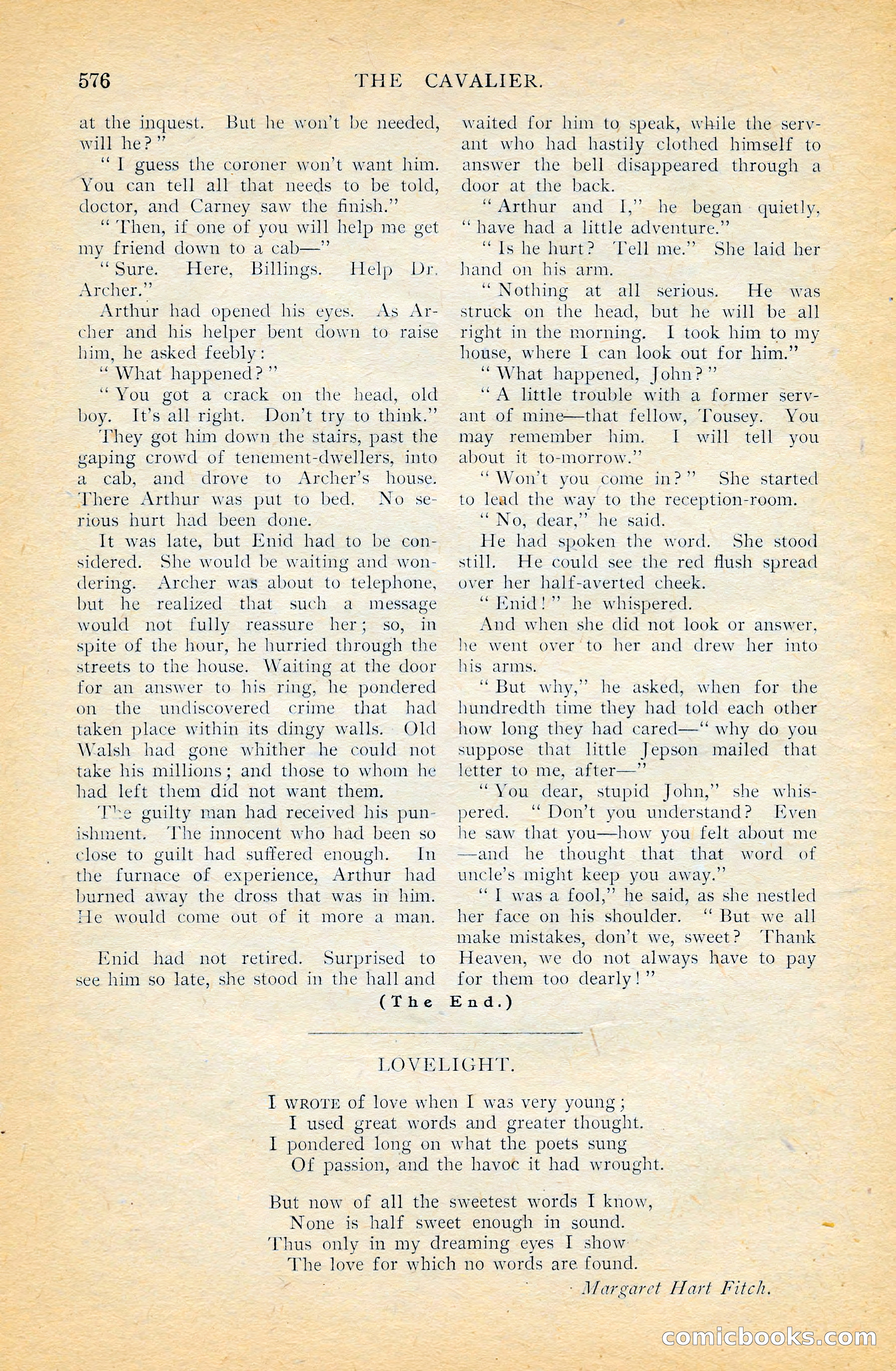 The Cavalier, April 1909 — page 194 of 201