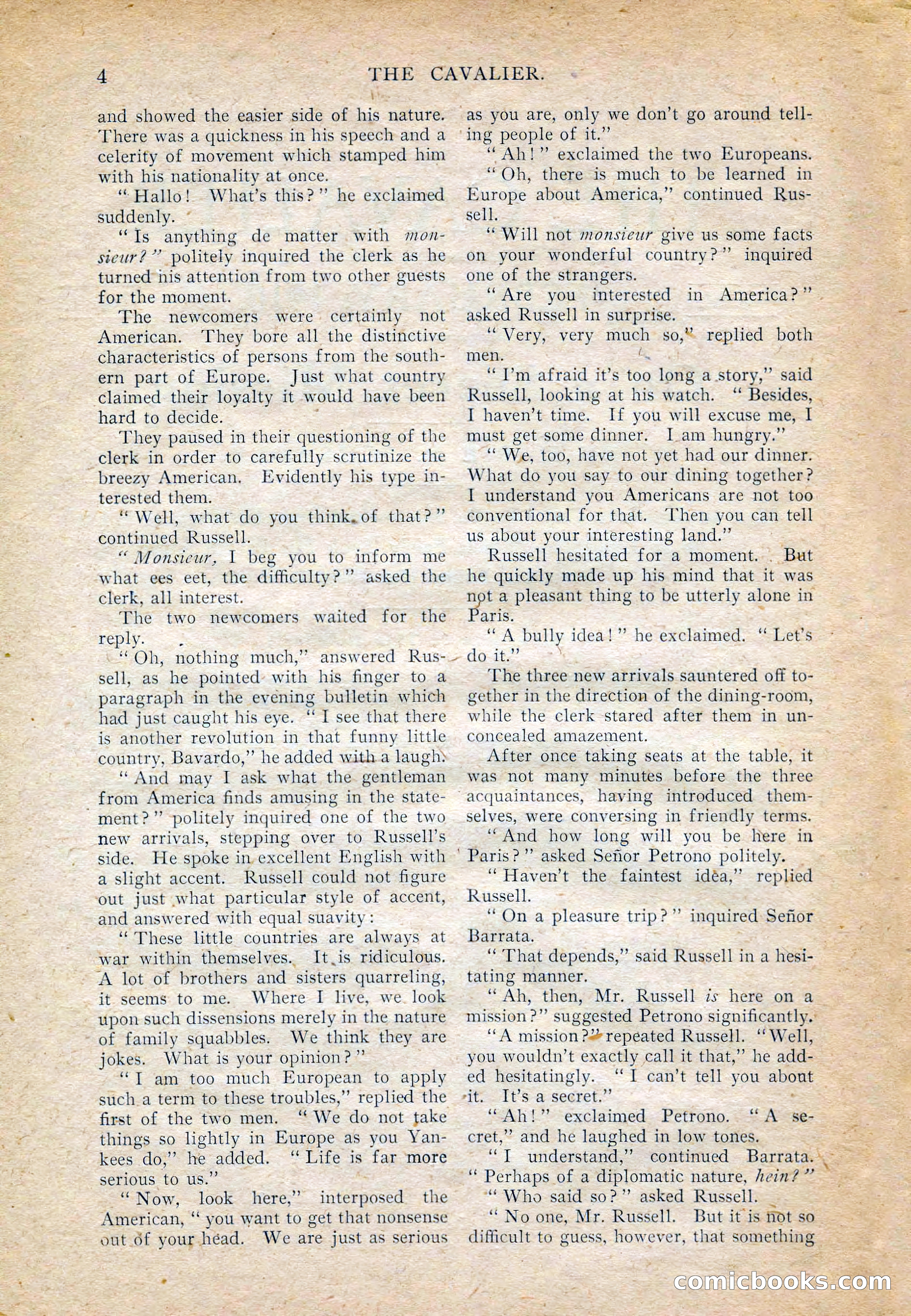 The Cavalier for February — page 6 of 209