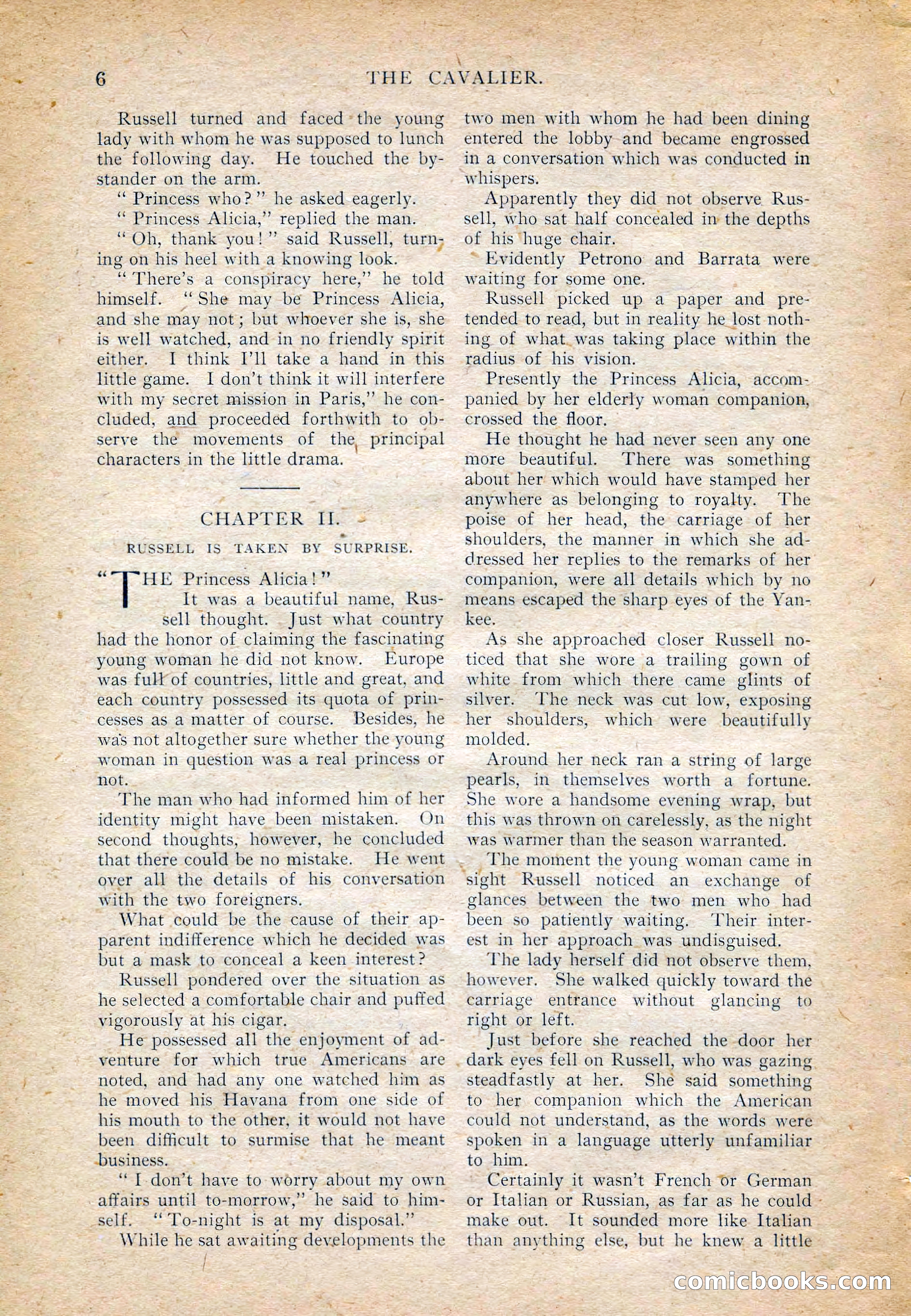 The Cavalier for February — page 8 of 209