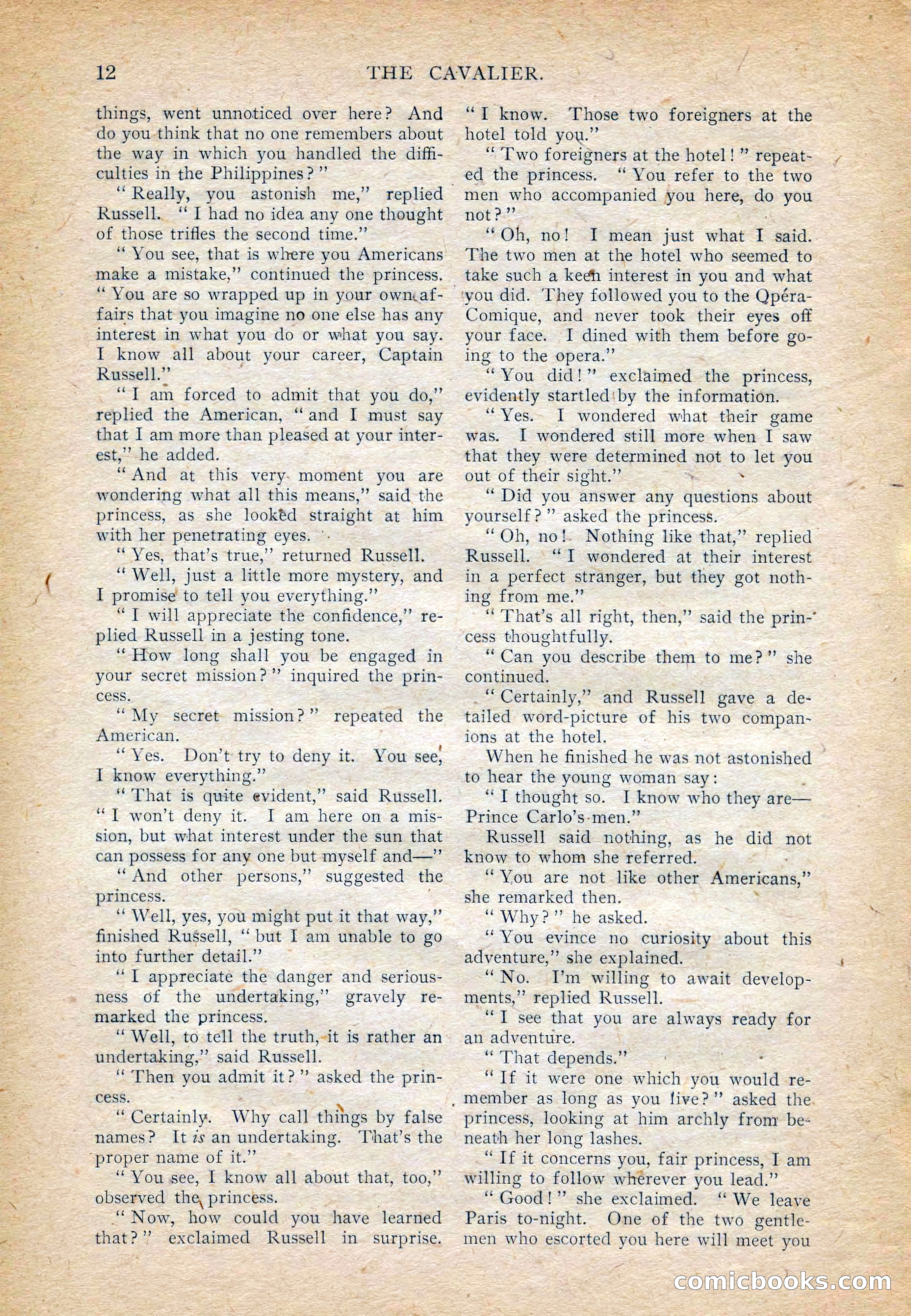 The Cavalier for February — page 14 of 209