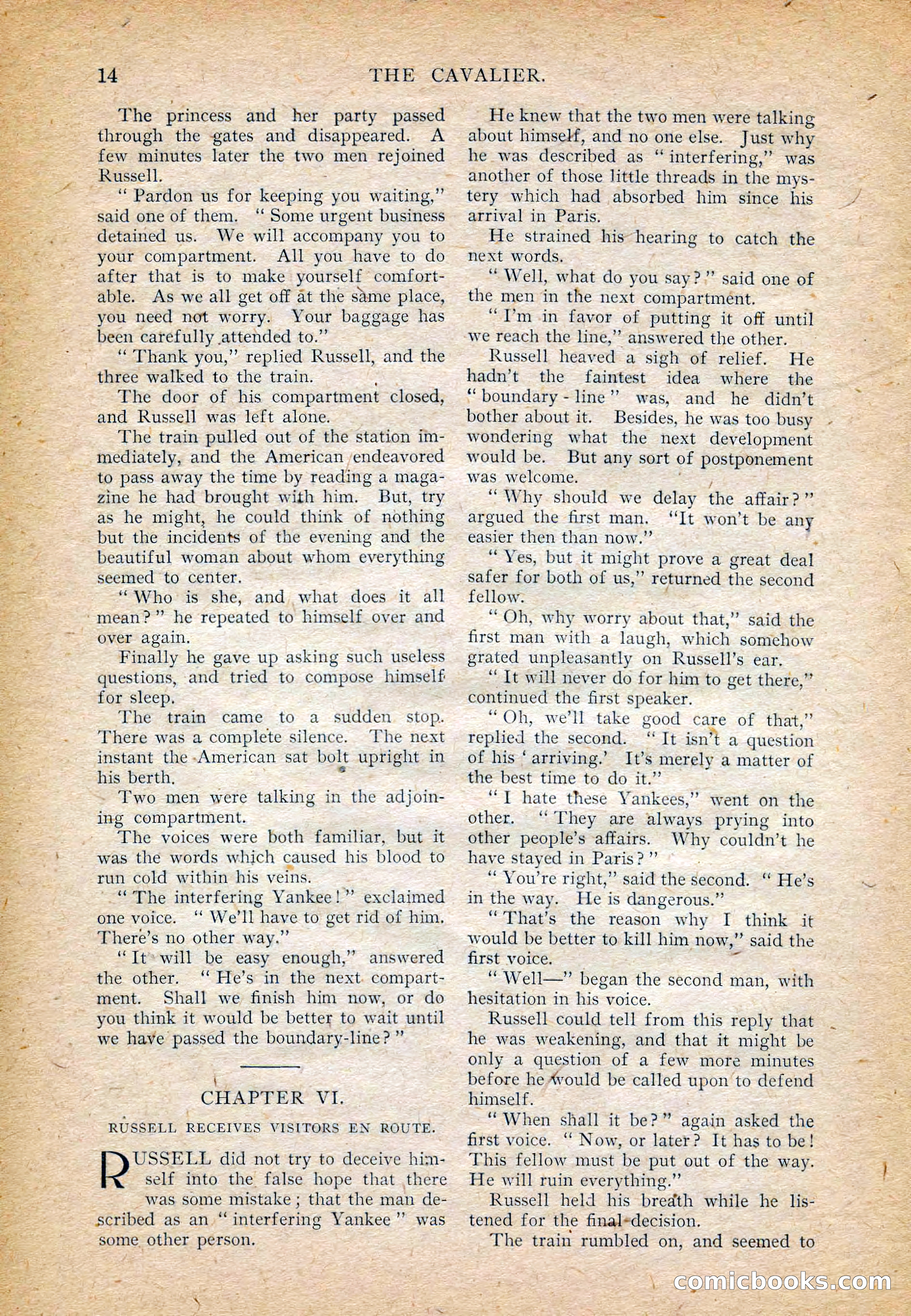 The Cavalier for February — page 16 of 209