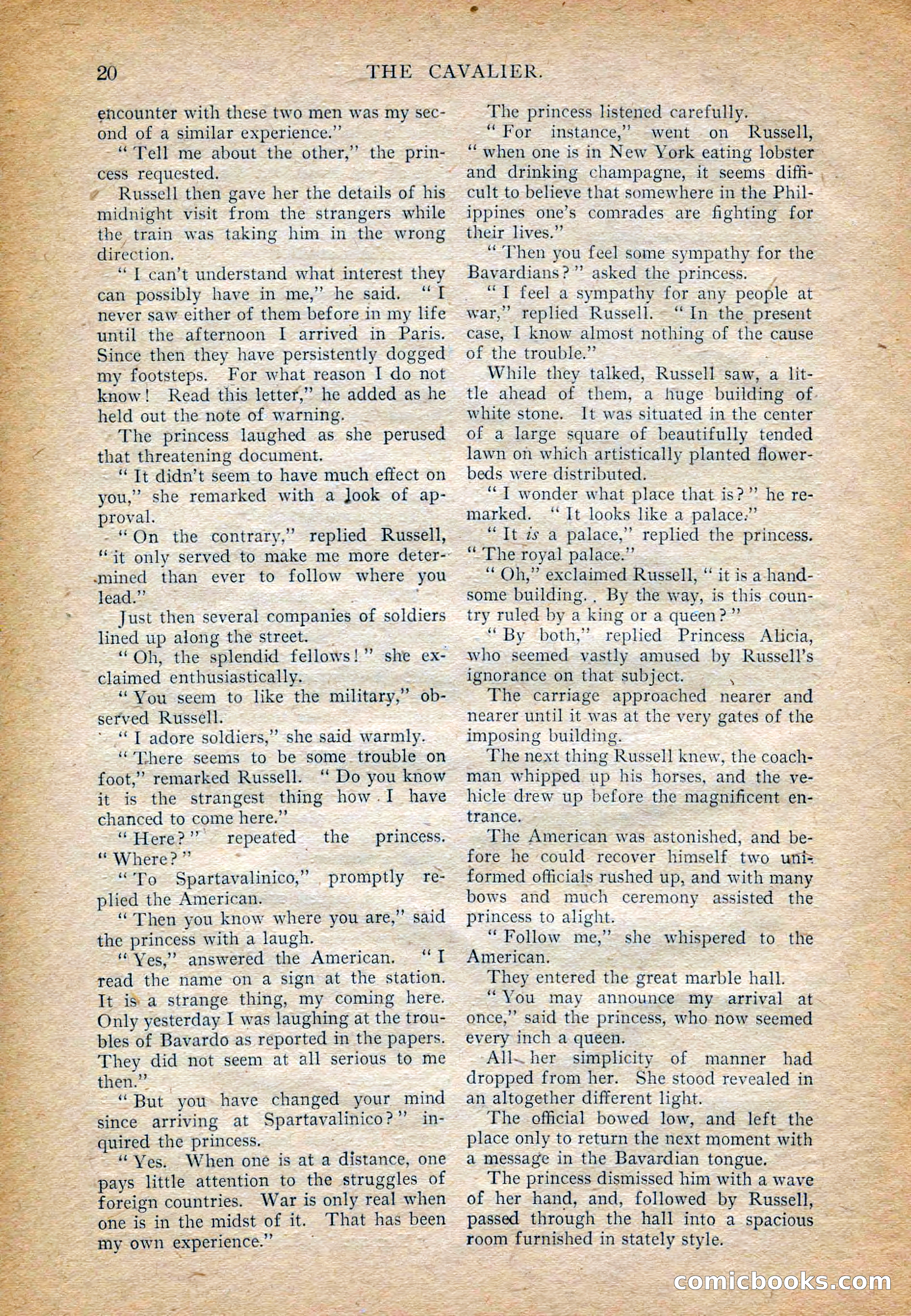 The Cavalier for February — page 22 of 209