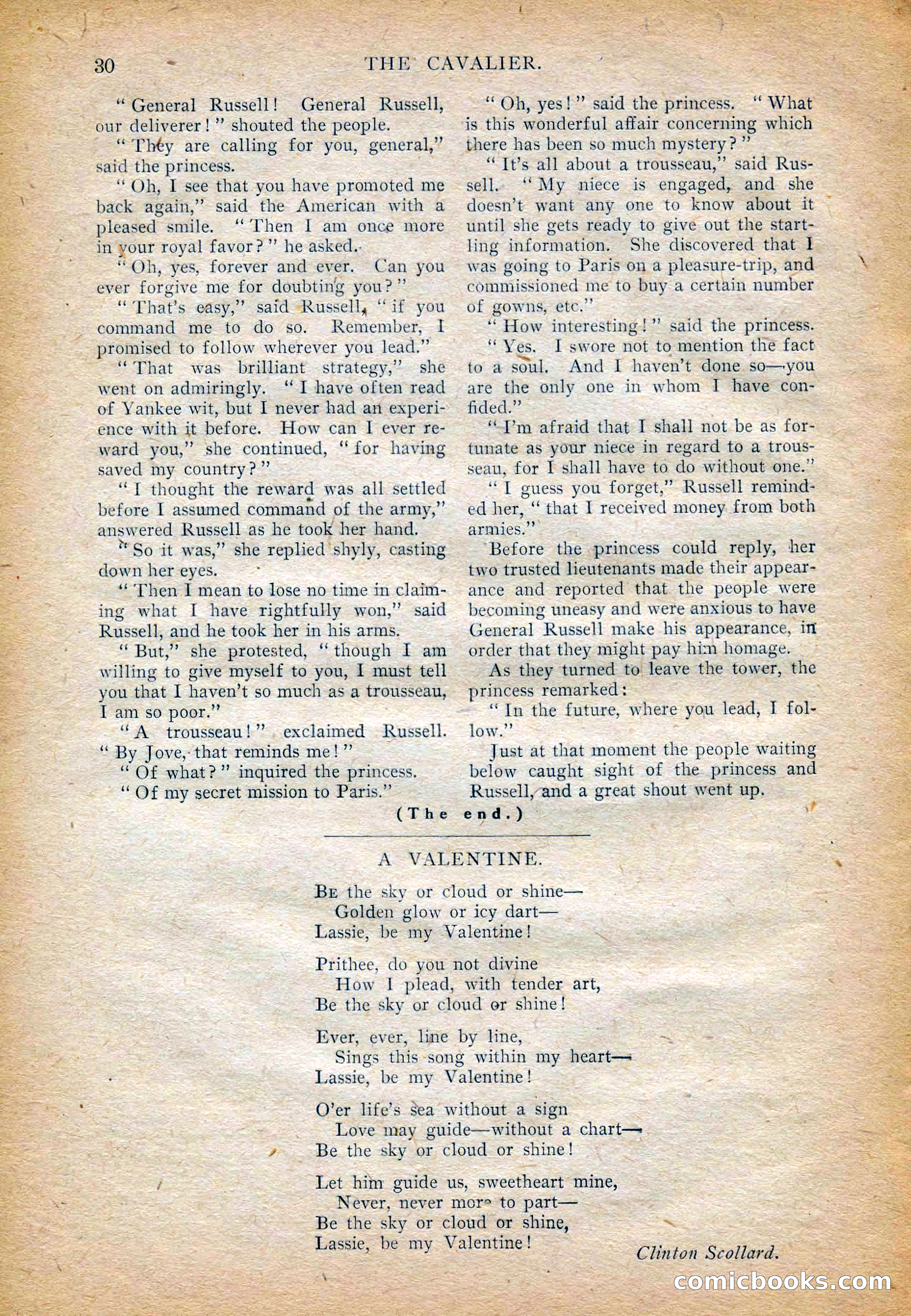 The Cavalier for February — page 32 of 209