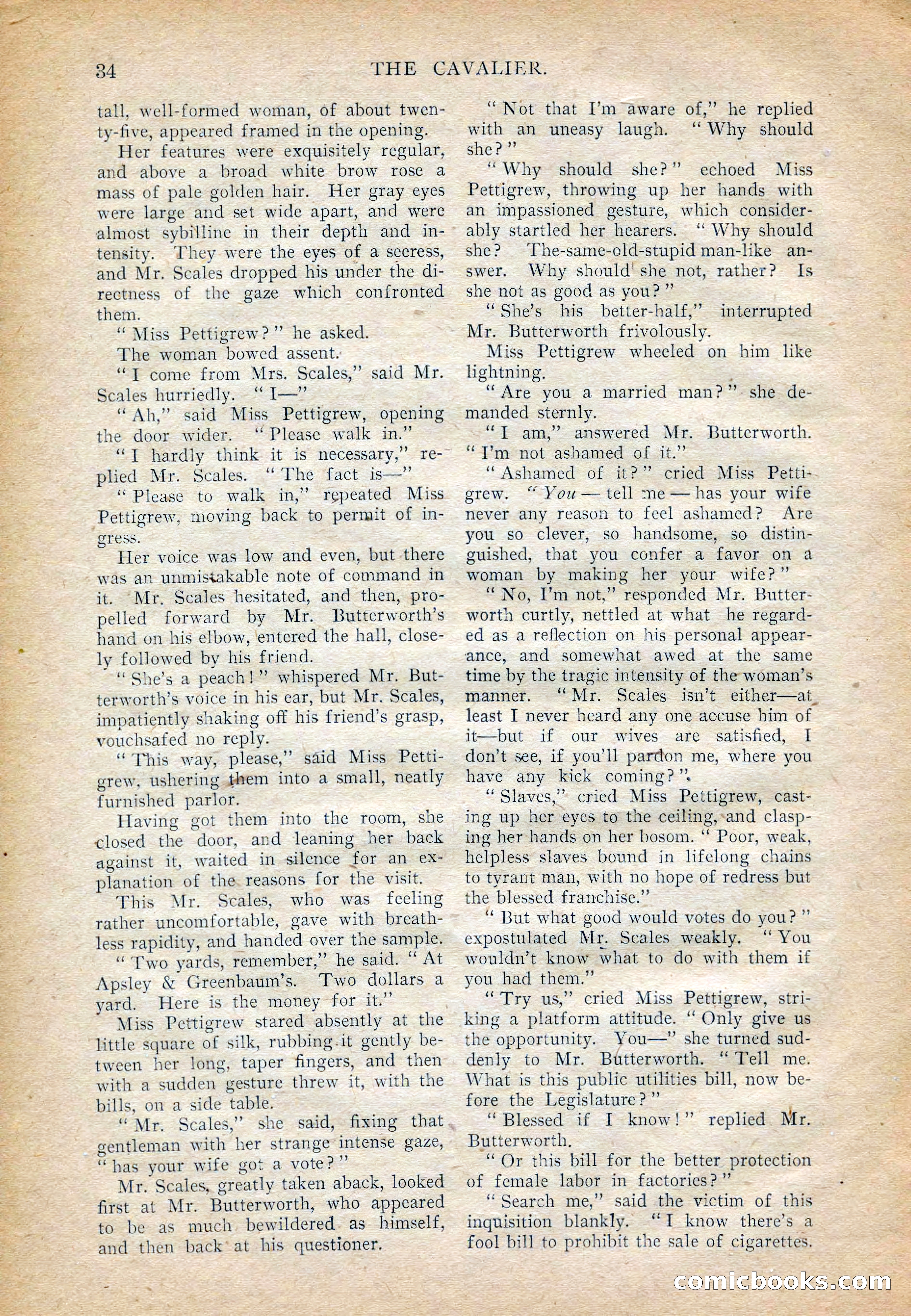 The Cavalier for February — page 36 of 209