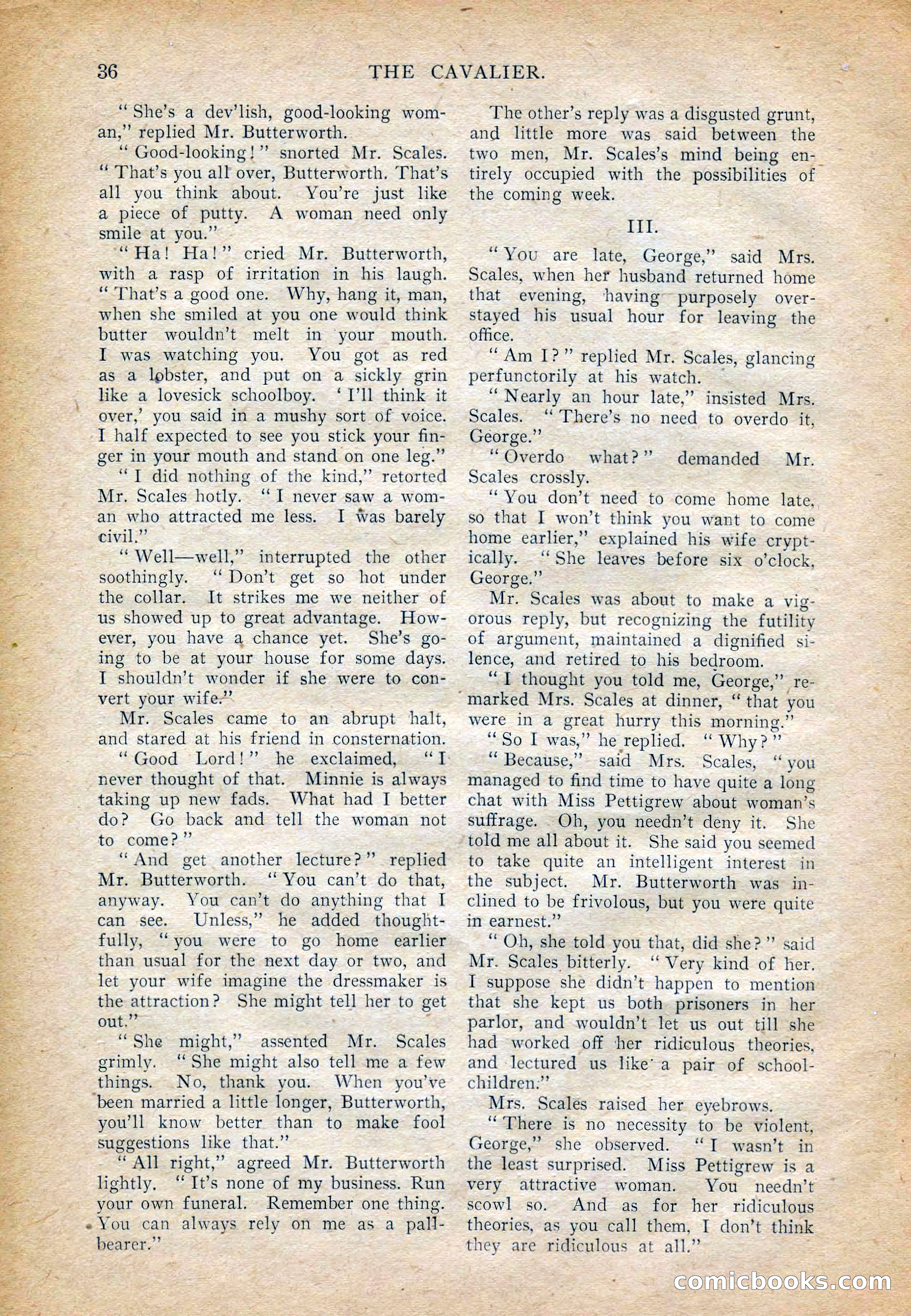 The Cavalier for February — page 38 of 209