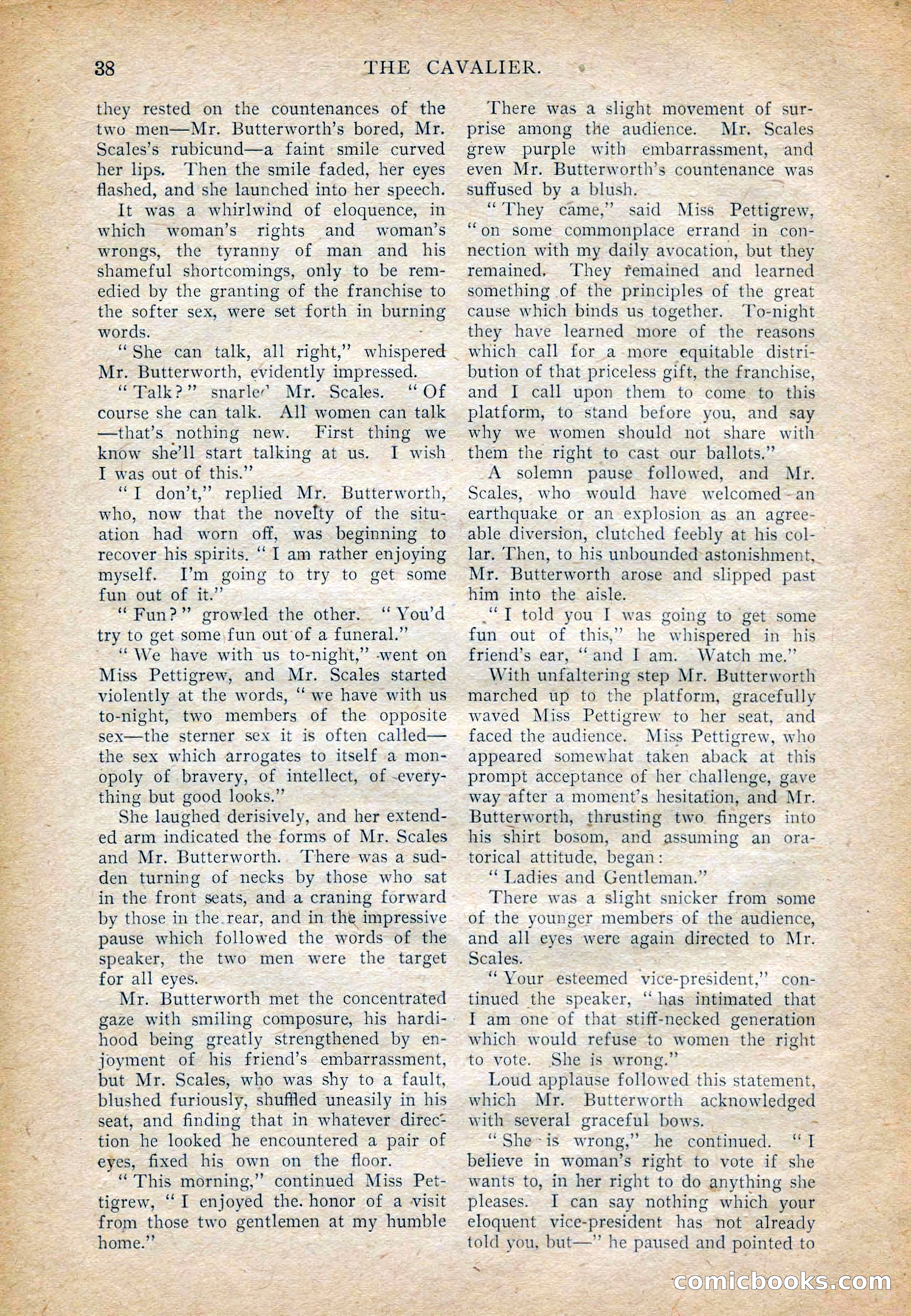The Cavalier for February — page 40 of 209