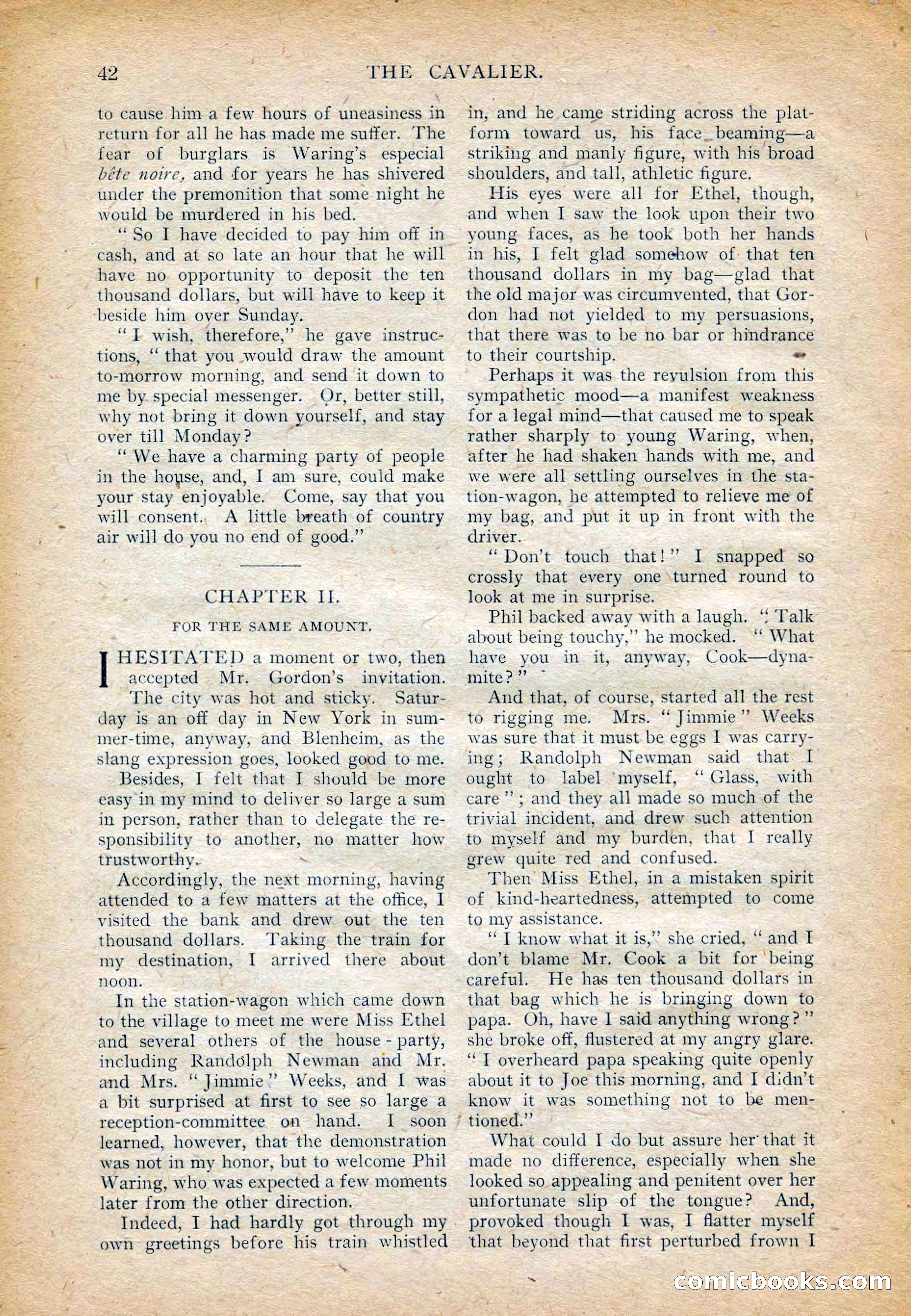 The Cavalier for February — page 44 of 209