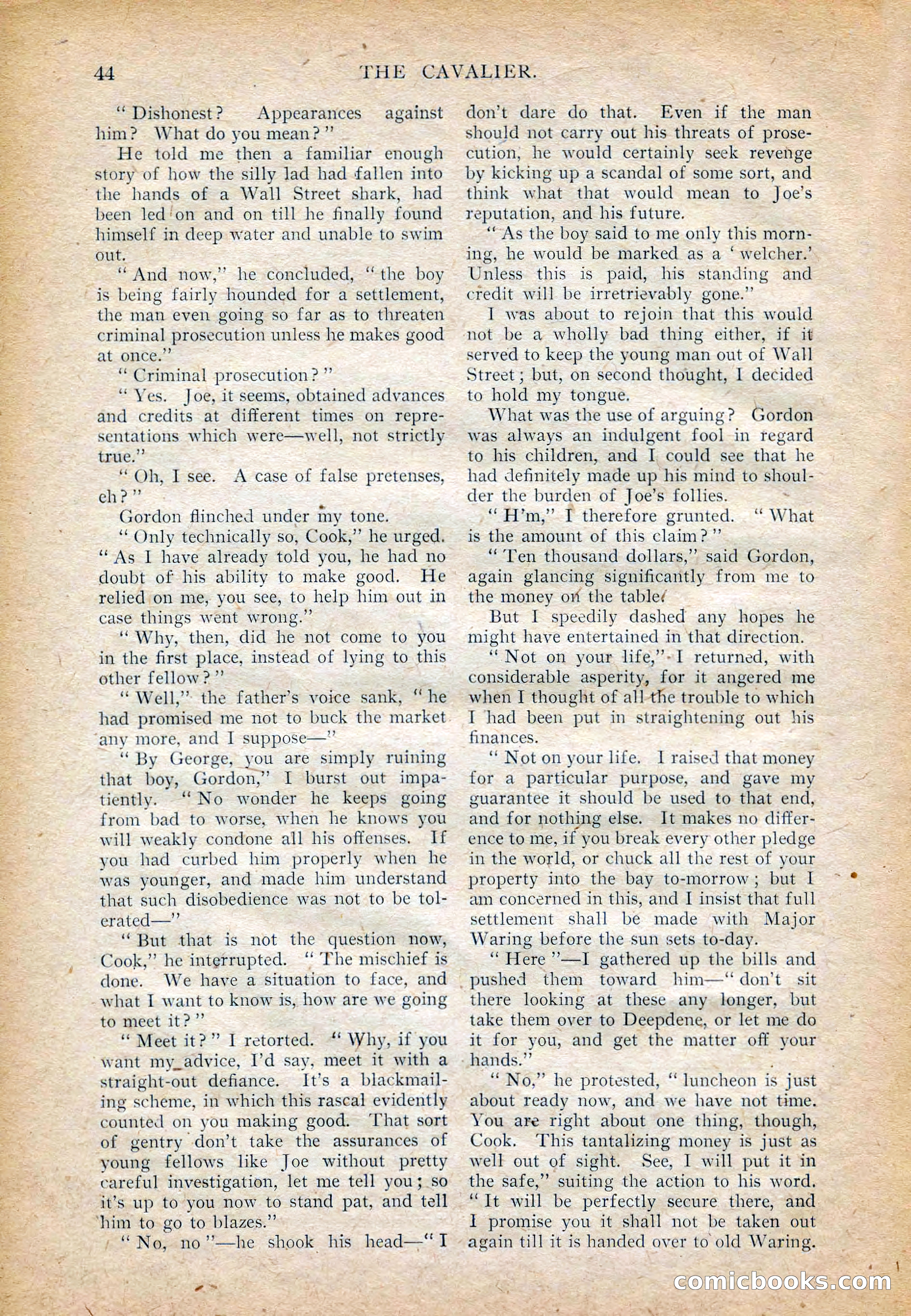The Cavalier for February — page 46 of 209