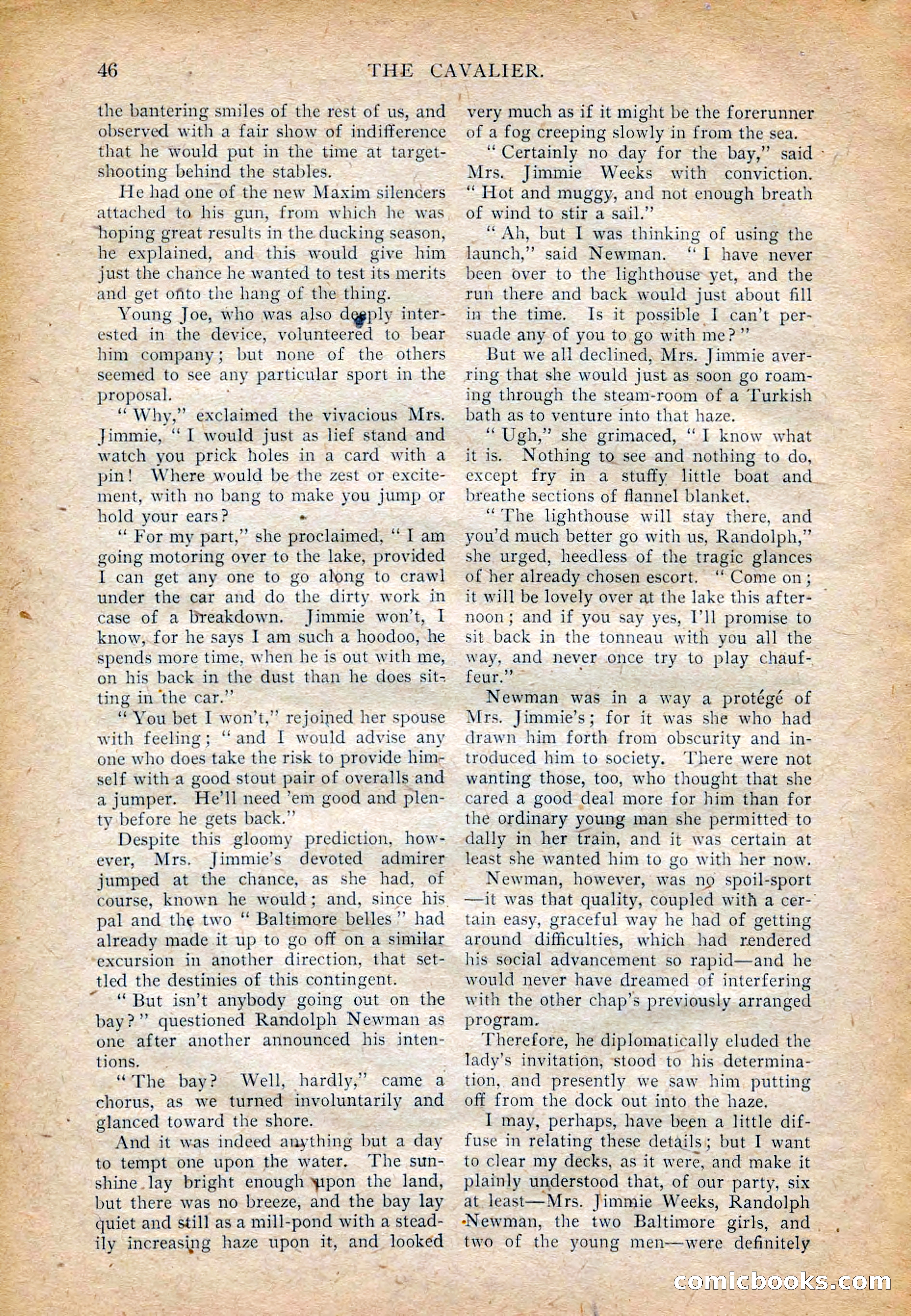 The Cavalier for February — page 48 of 209