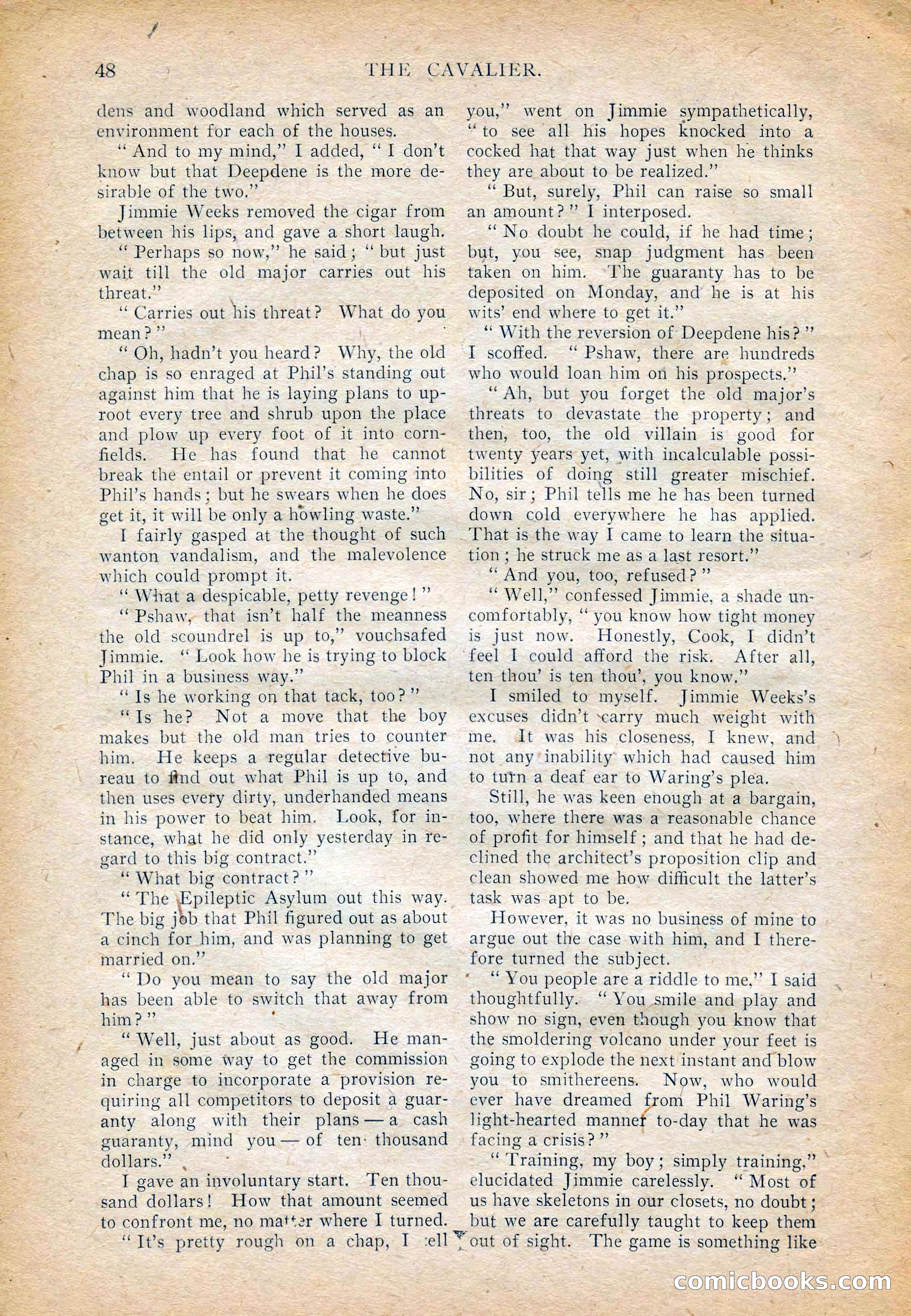 The Cavalier for February — page 50 of 209