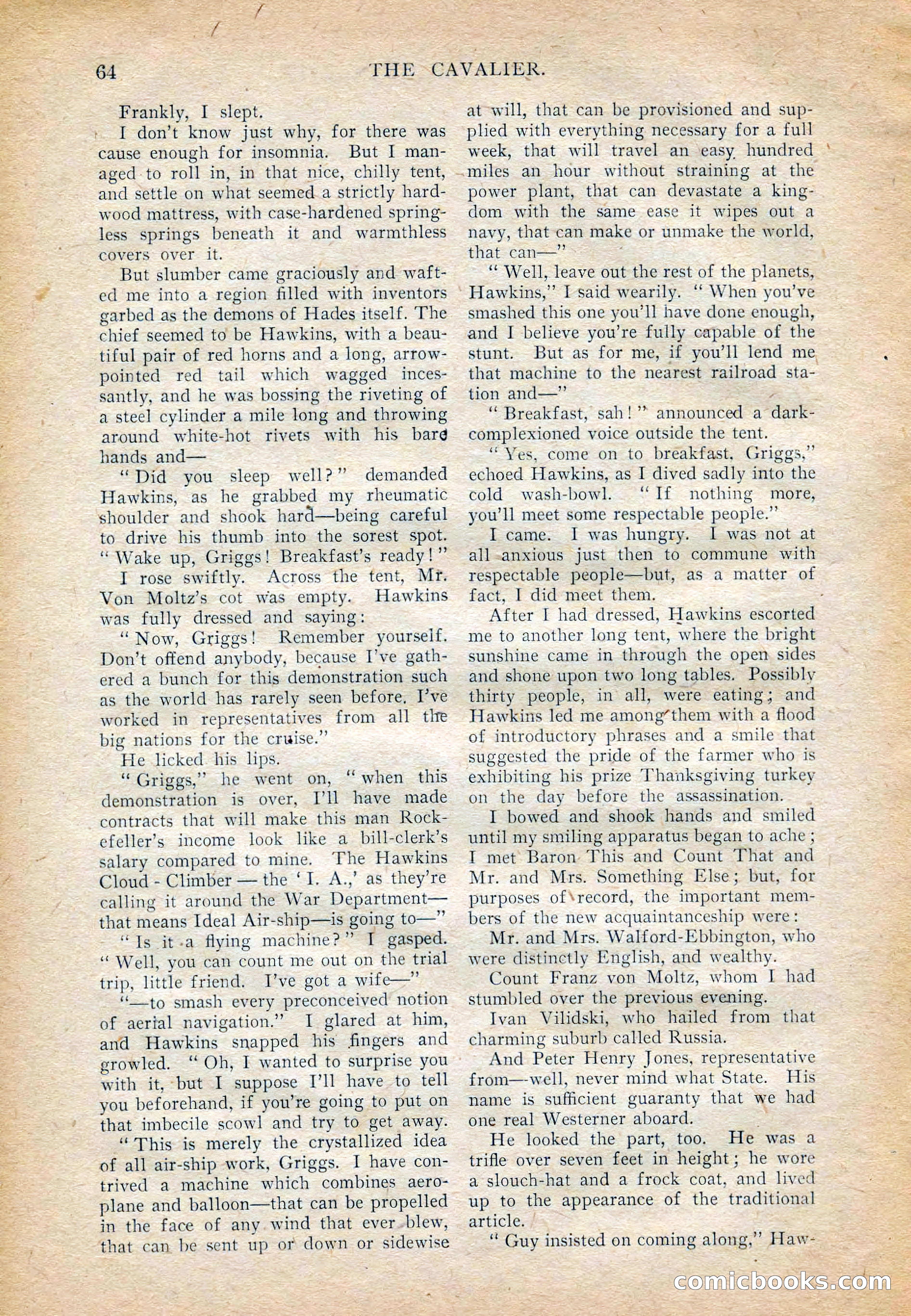 The Cavalier for February — page 66 of 209