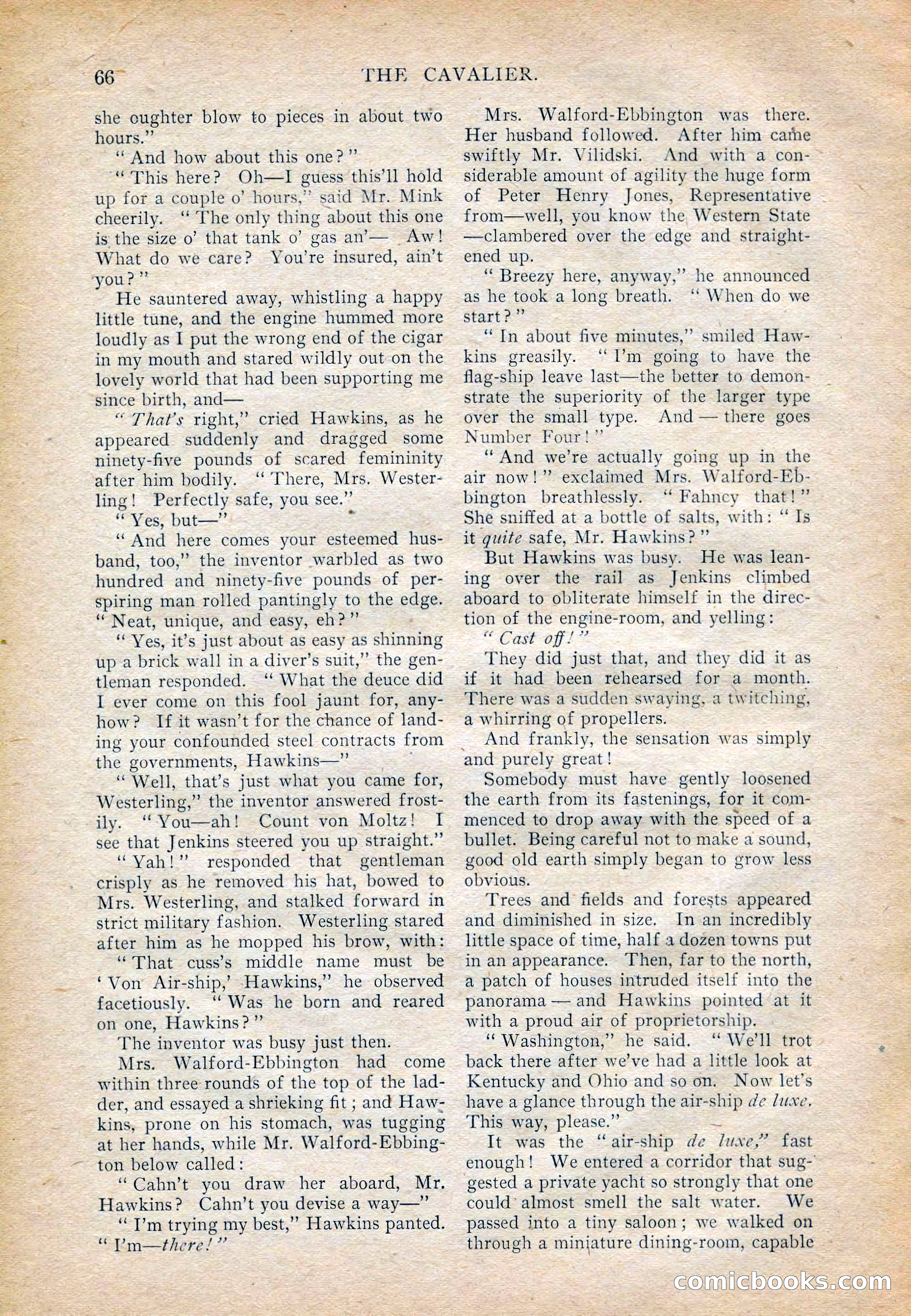 The Cavalier for February — page 68 of 209