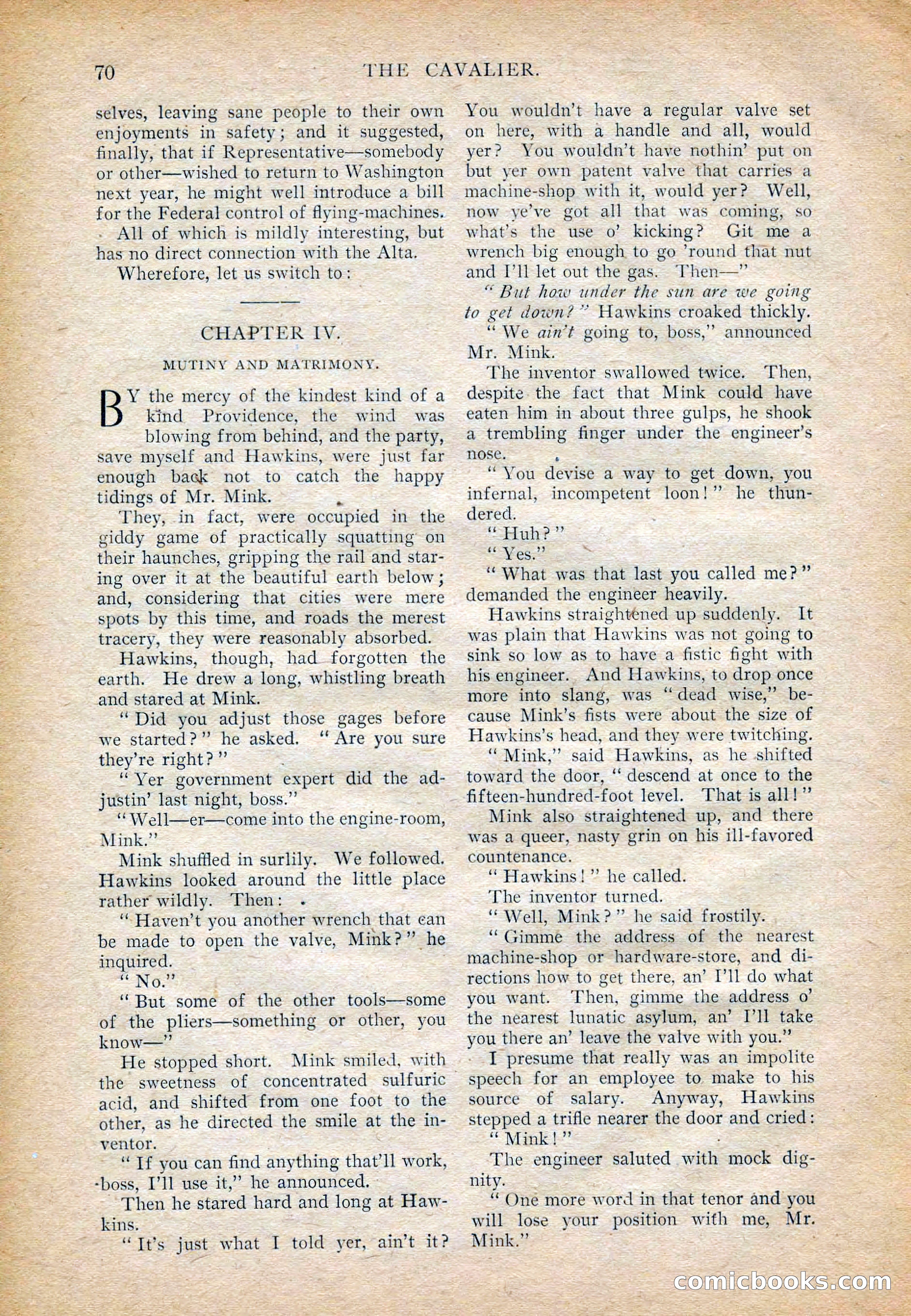 The Cavalier for February — page 72 of 209