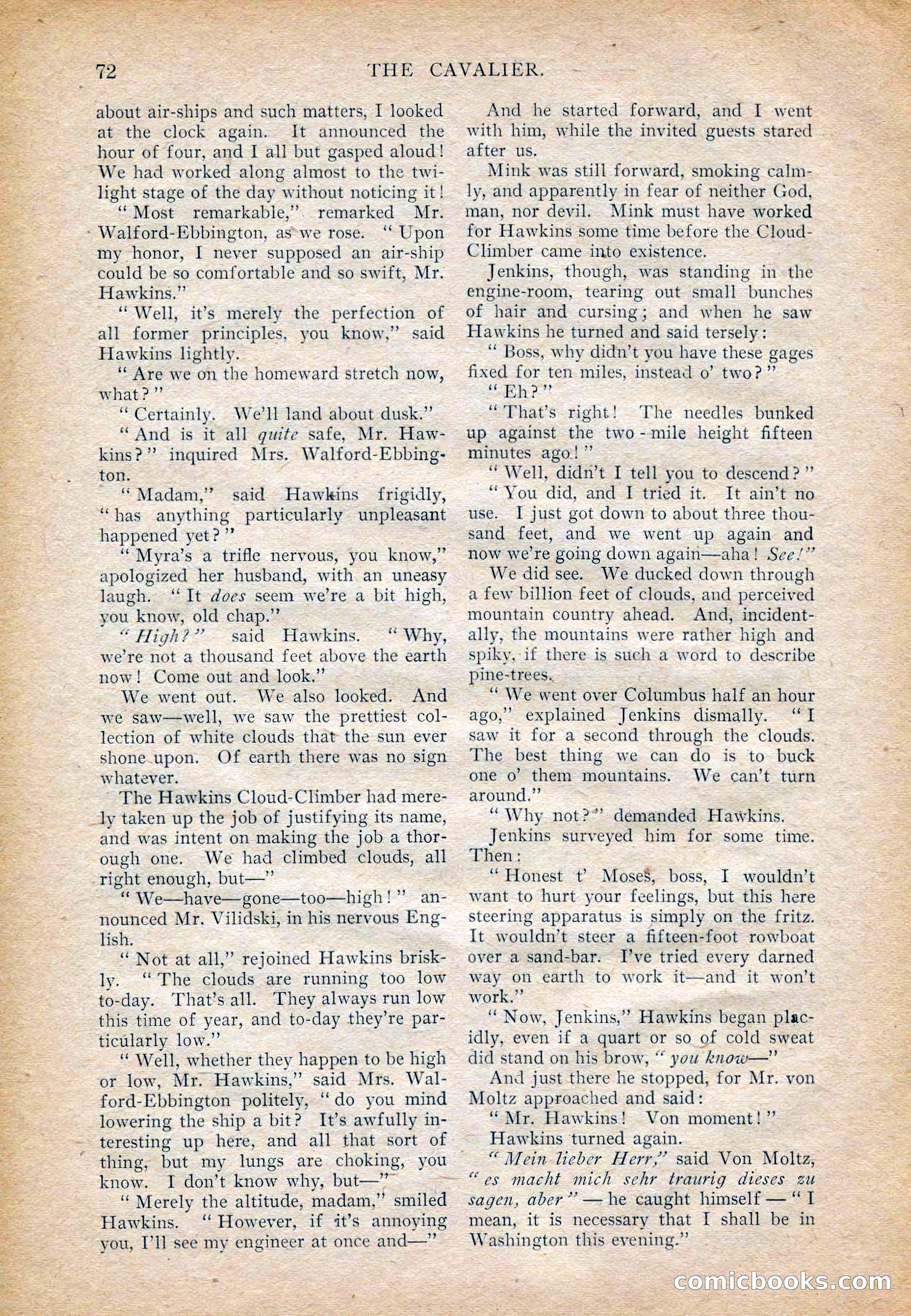 The Cavalier for February — page 74 of 209