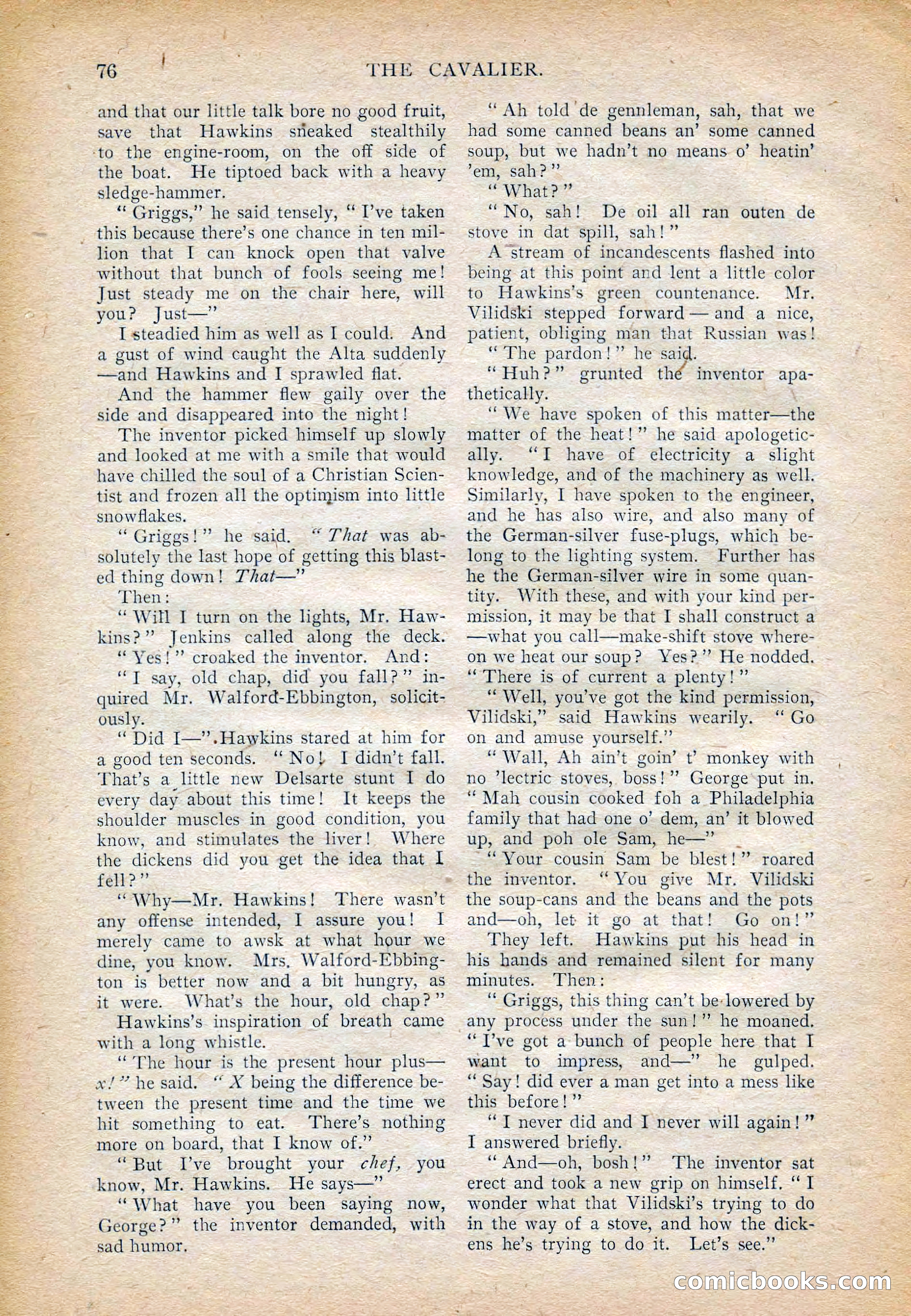 The Cavalier for February — page 78 of 209