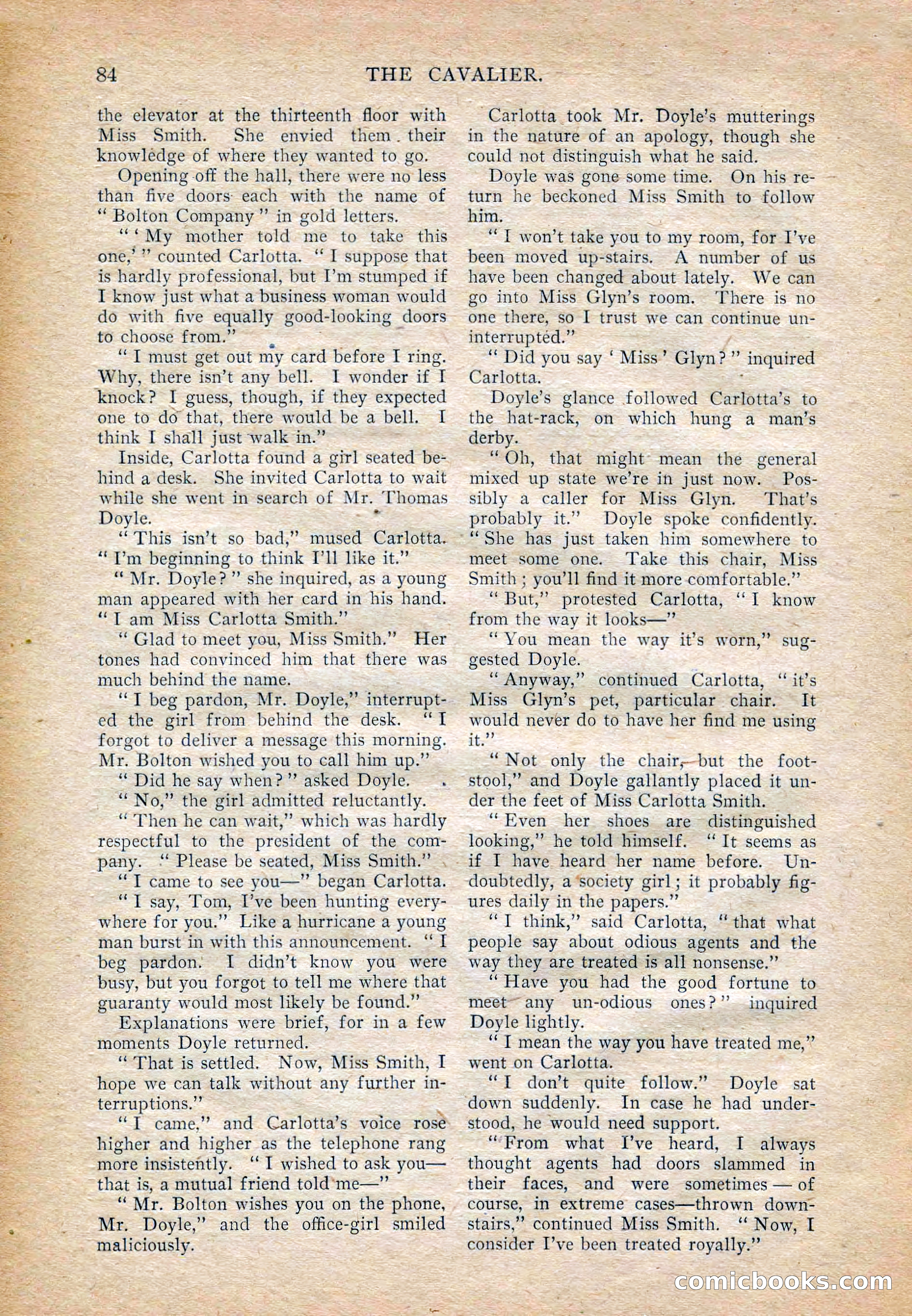 The Cavalier for February — page 86 of 209