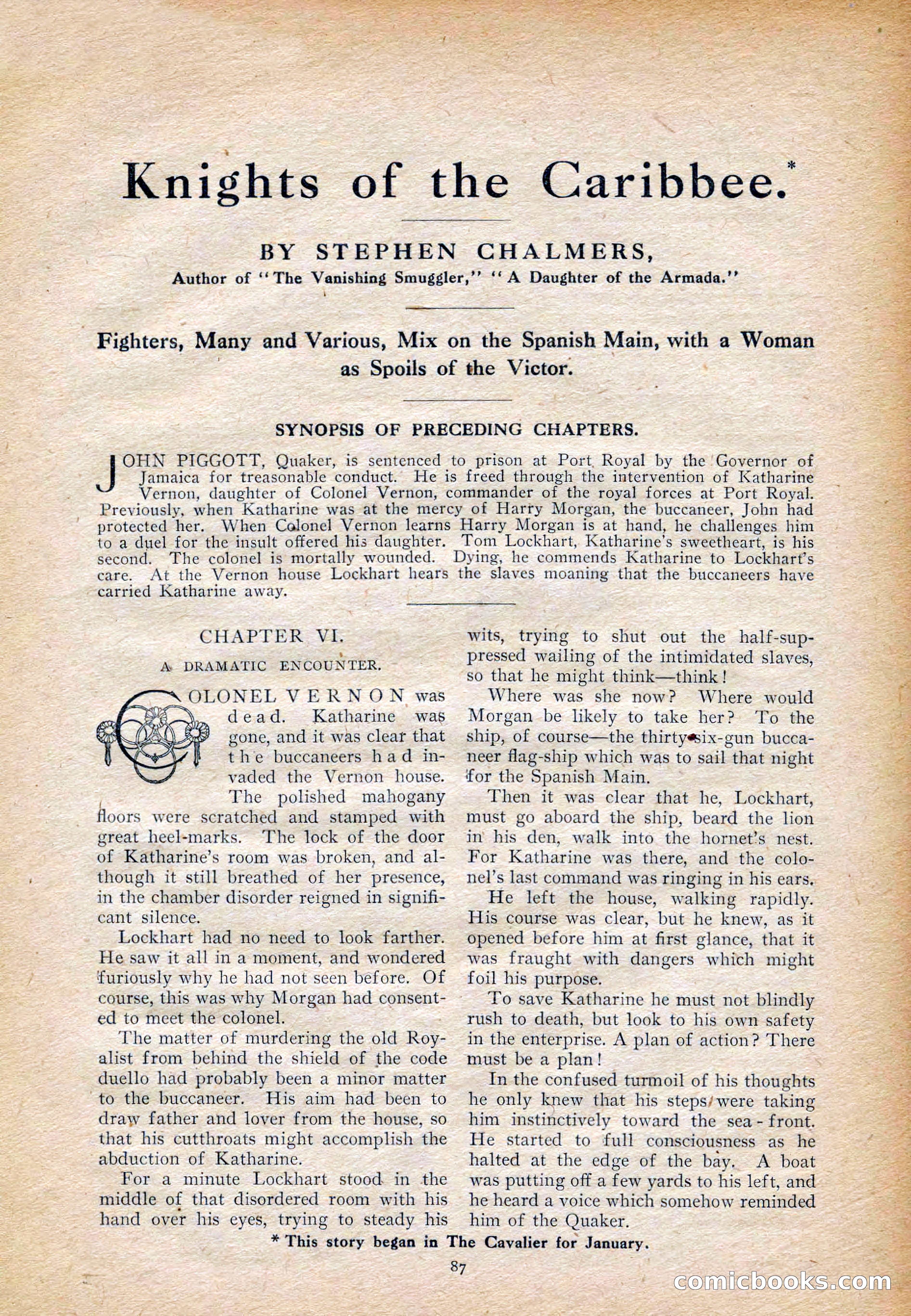 The Cavalier for February — page 89 of 209