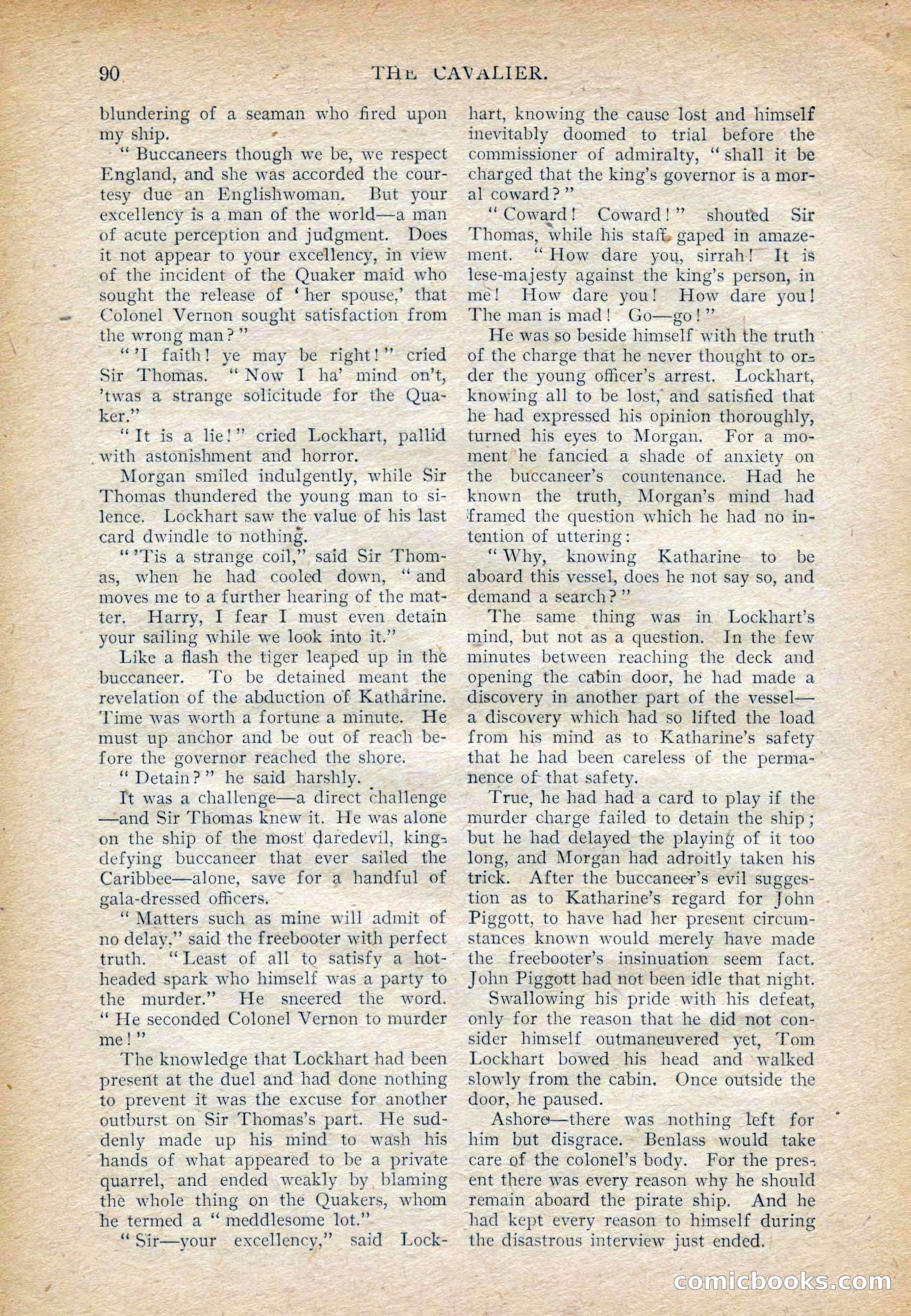The Cavalier for February — page 92 of 209