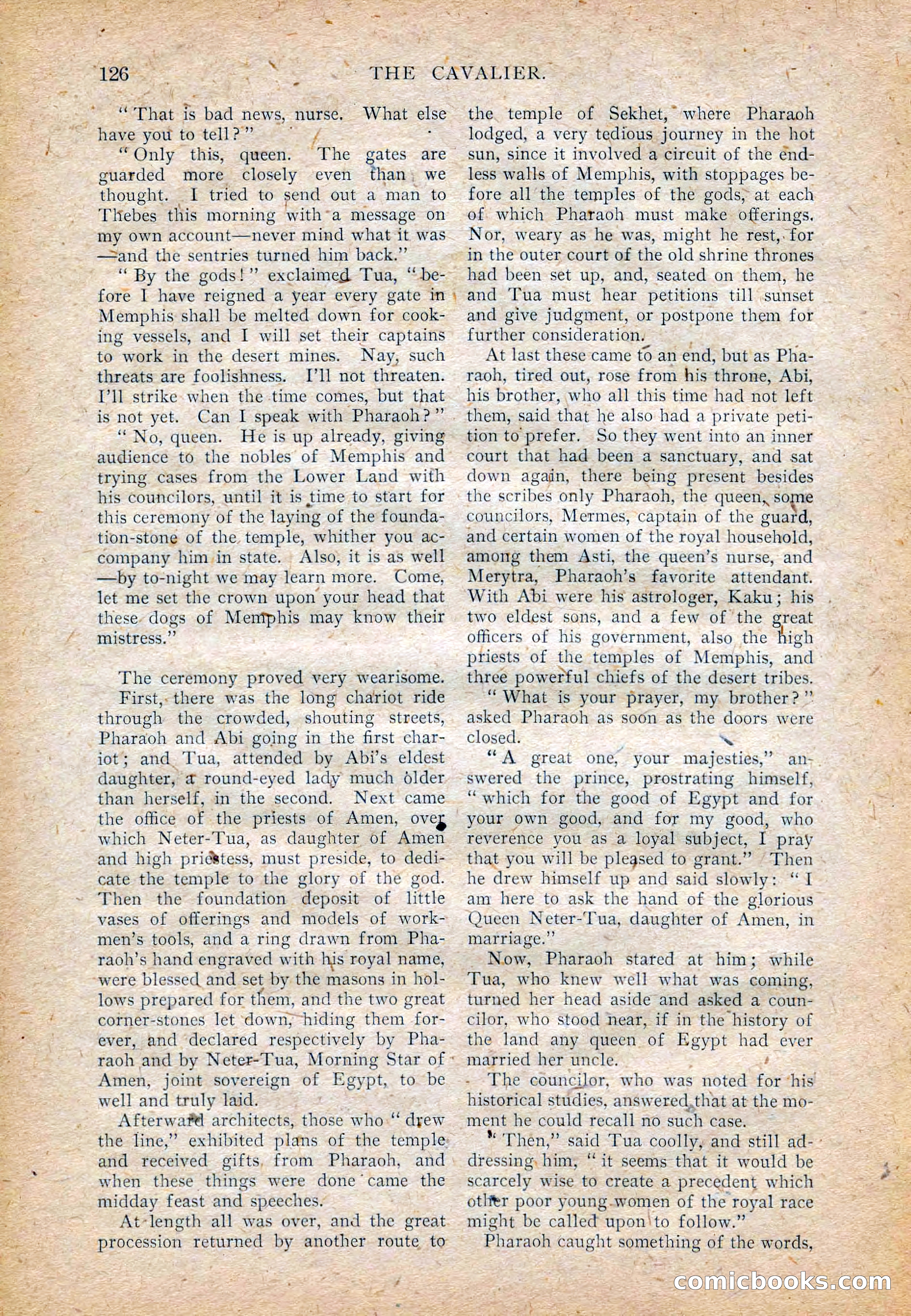 The Cavalier for February — page 128 of 209