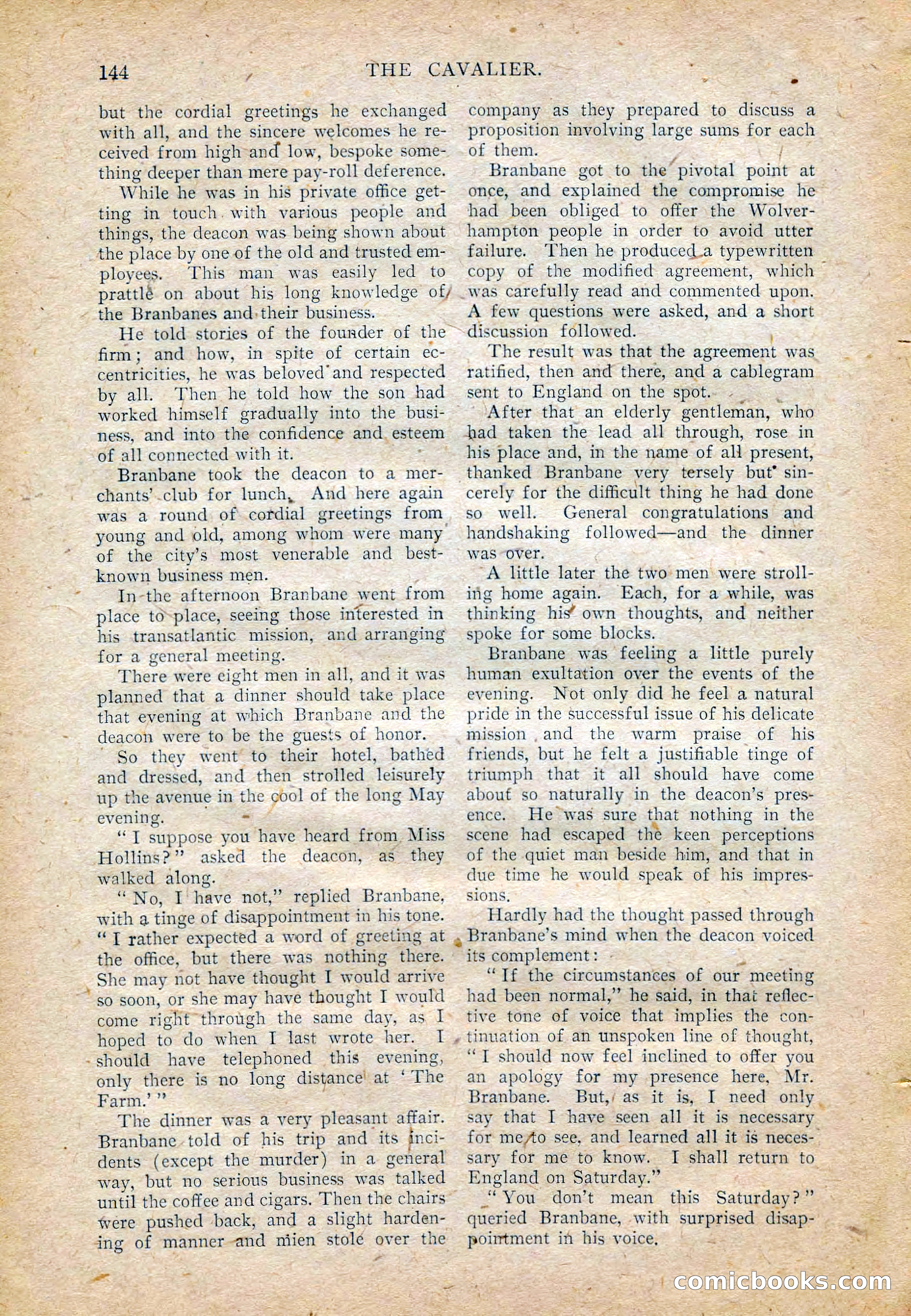 The Cavalier for February — page 146 of 209