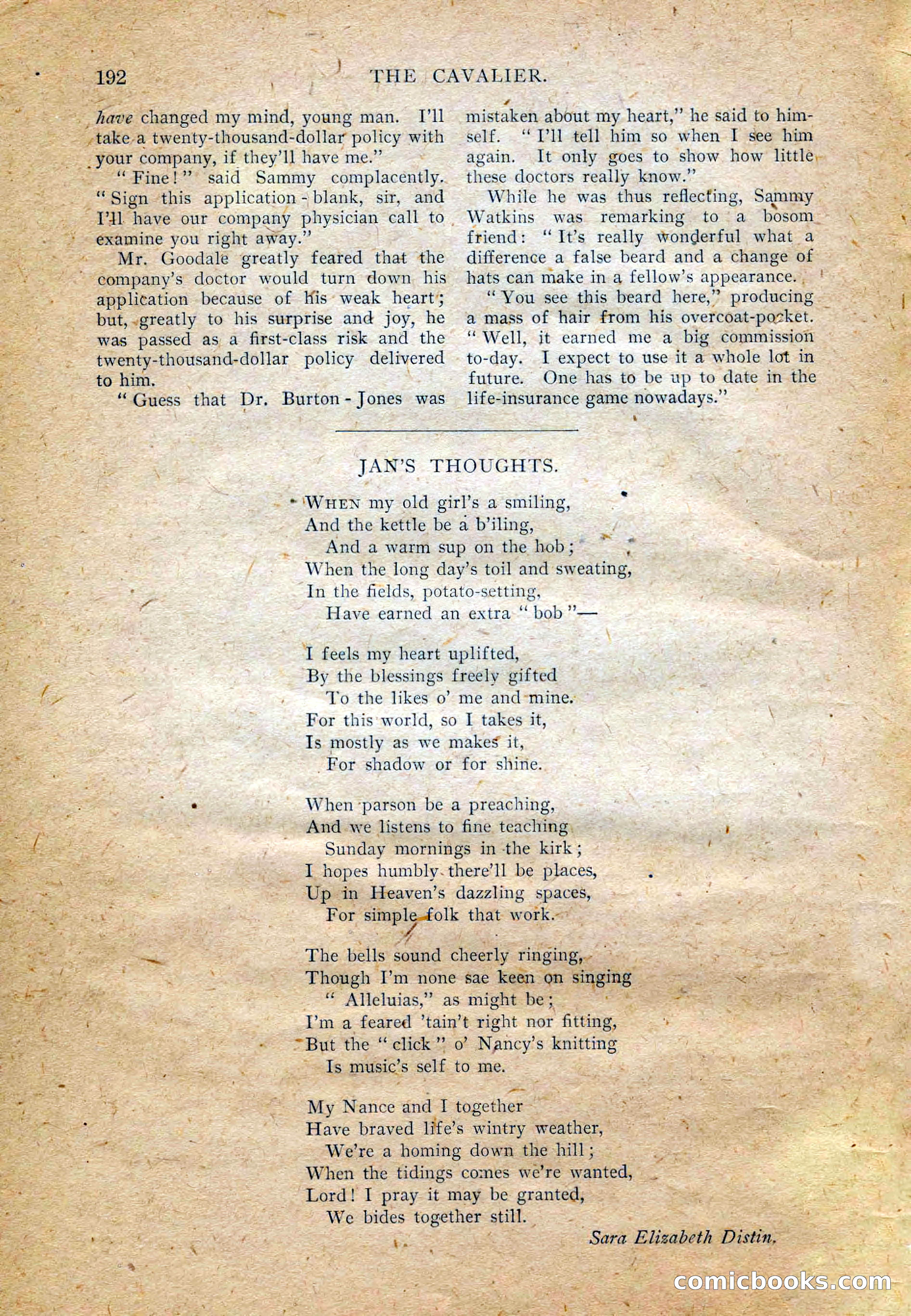 The Cavalier for February — page 194 of 209