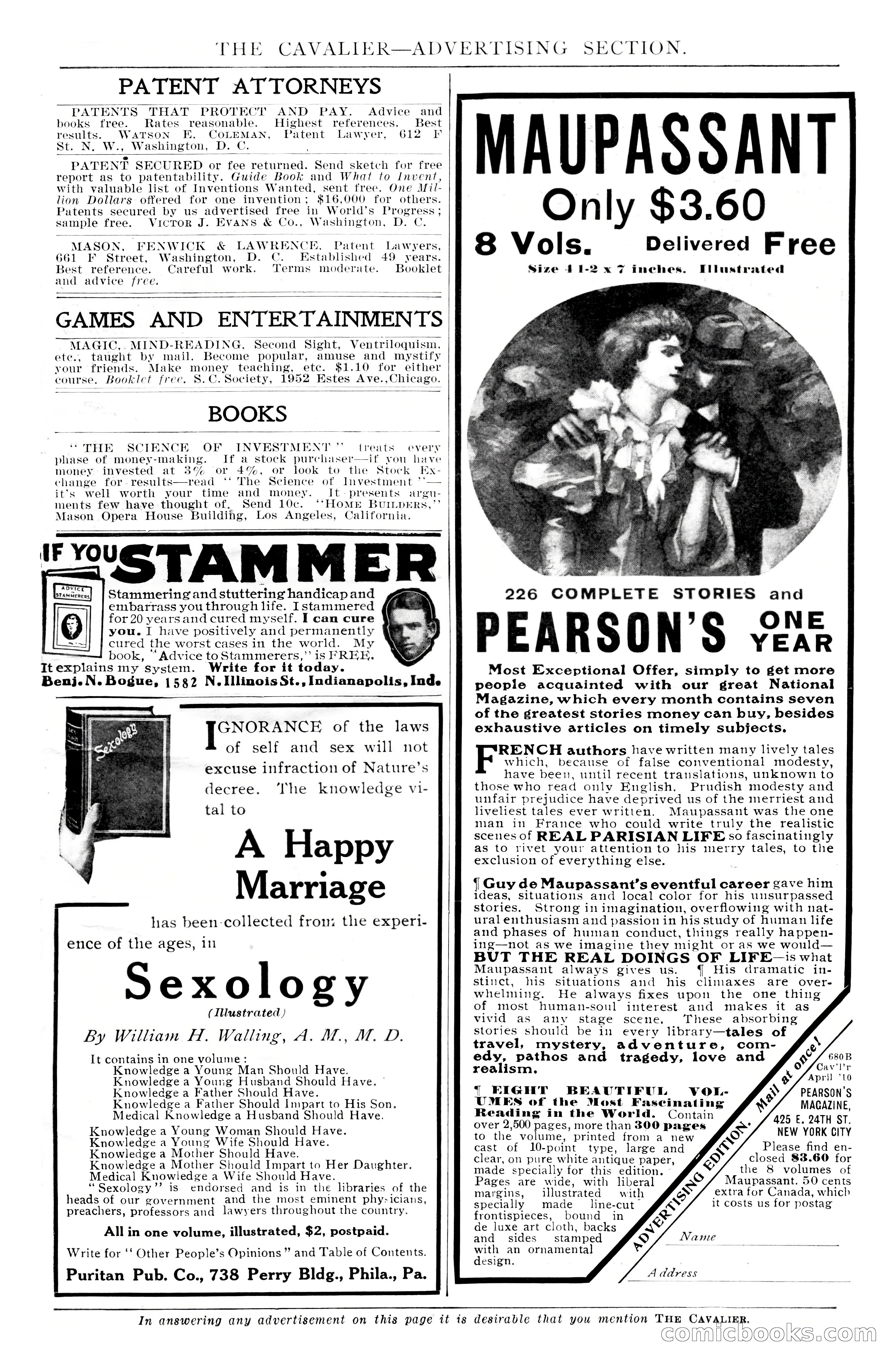 The Cavalier, April 1910 — page 7 of 225