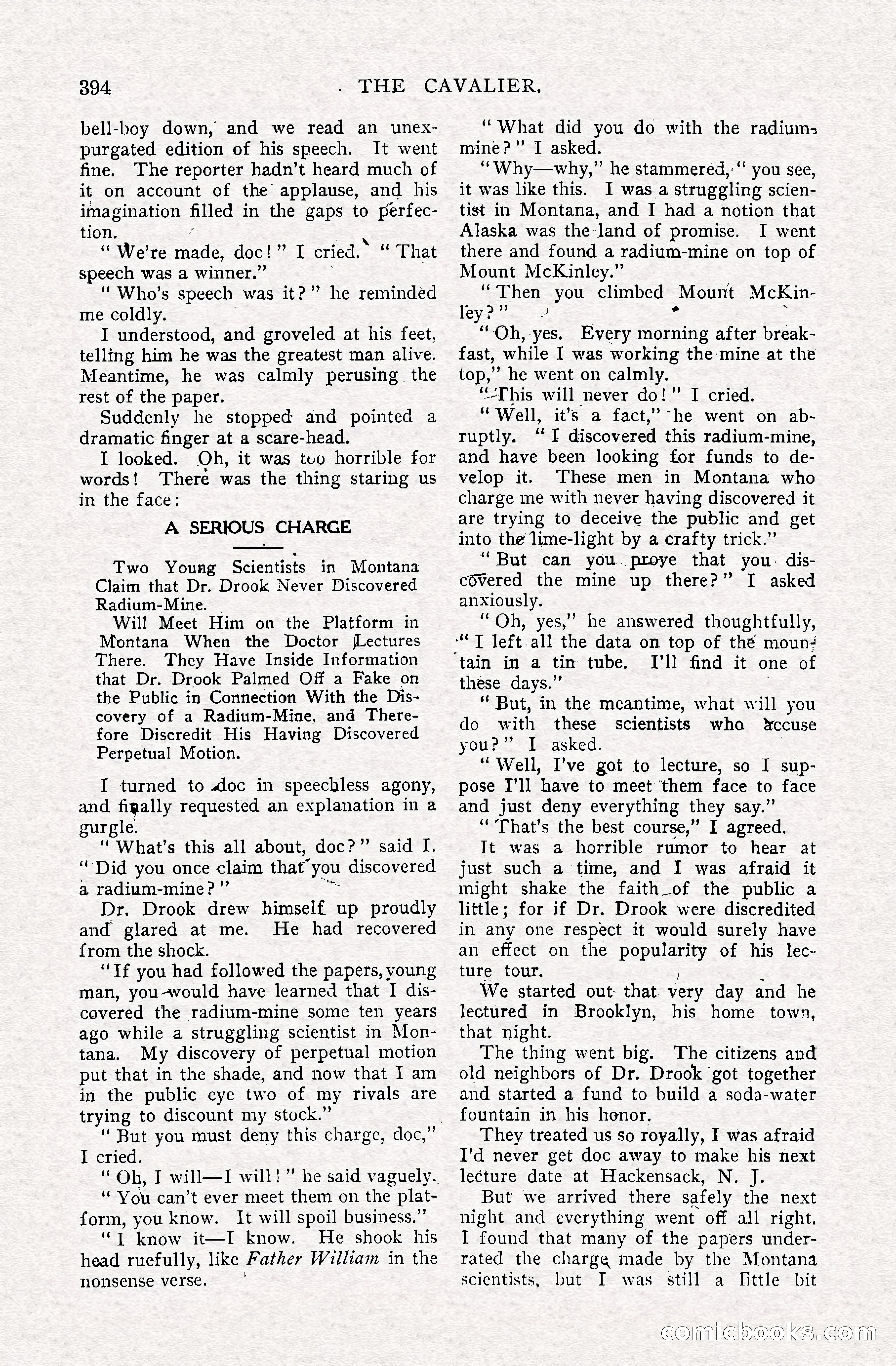 The Cavalier, April 1910 — page 20 of 225