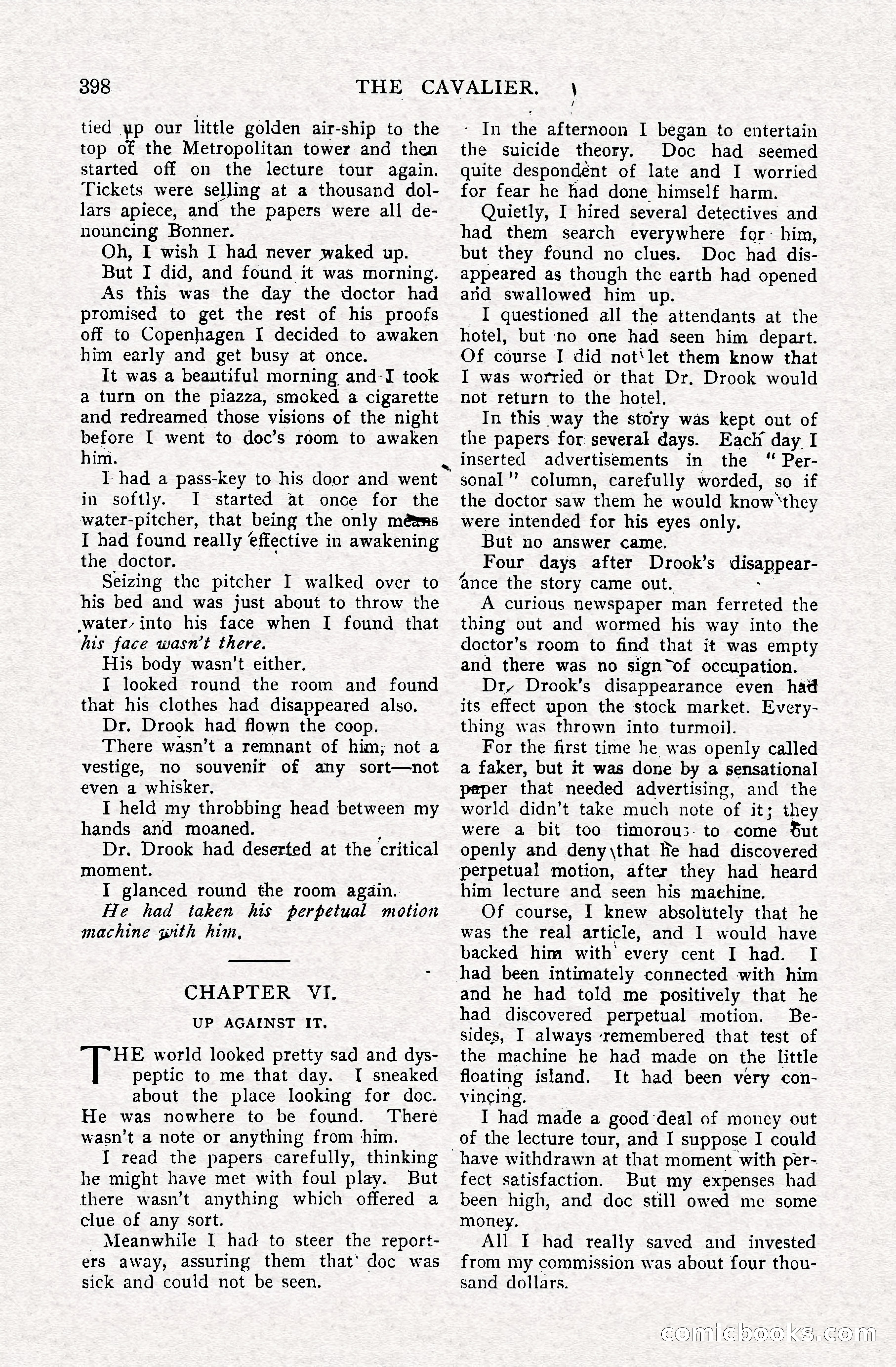 The Cavalier, April 1910 — page 24 of 225