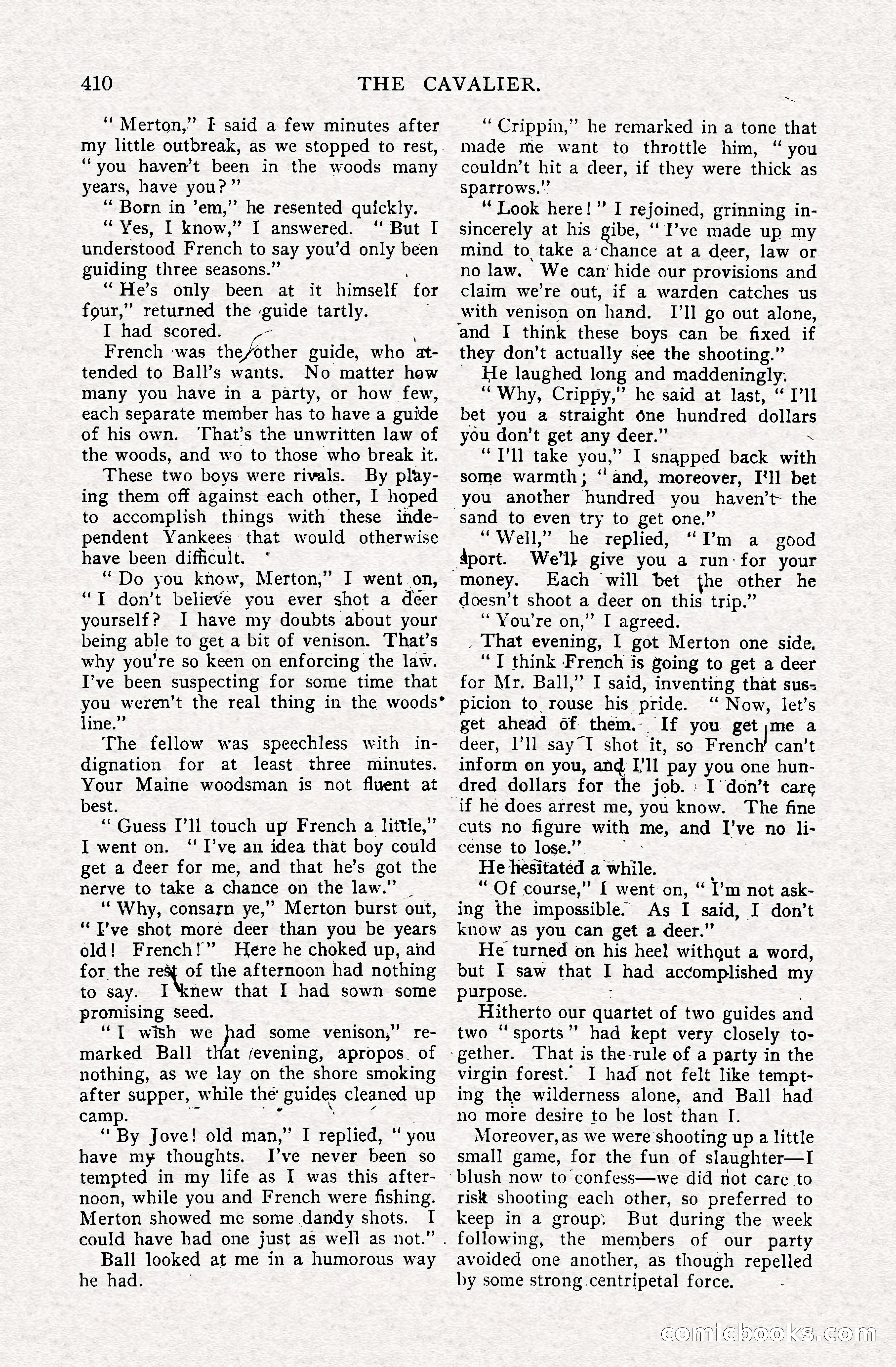 The Cavalier, April 1910 — page 36 of 225