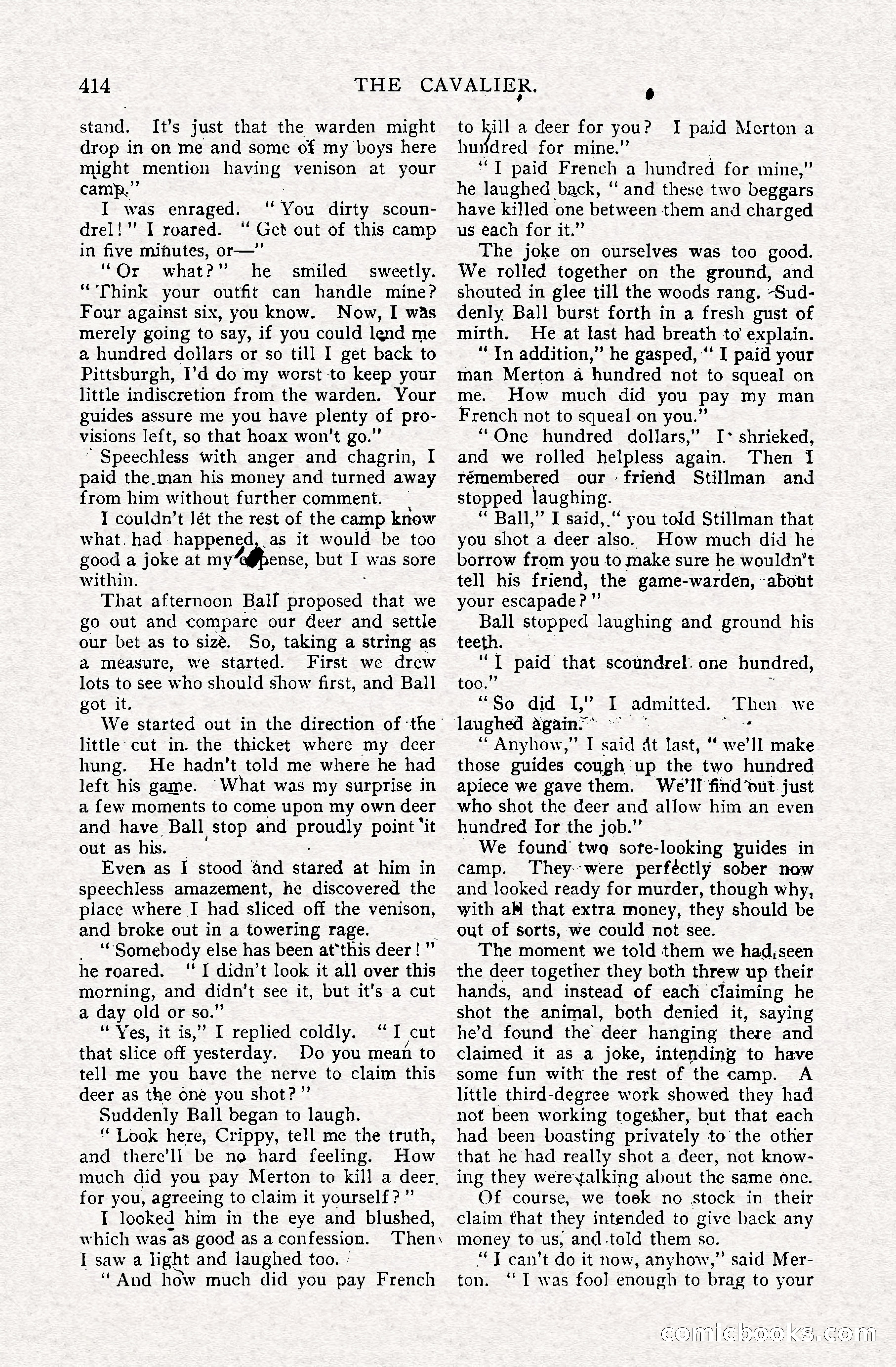 The Cavalier, April 1910 — page 40 of 225