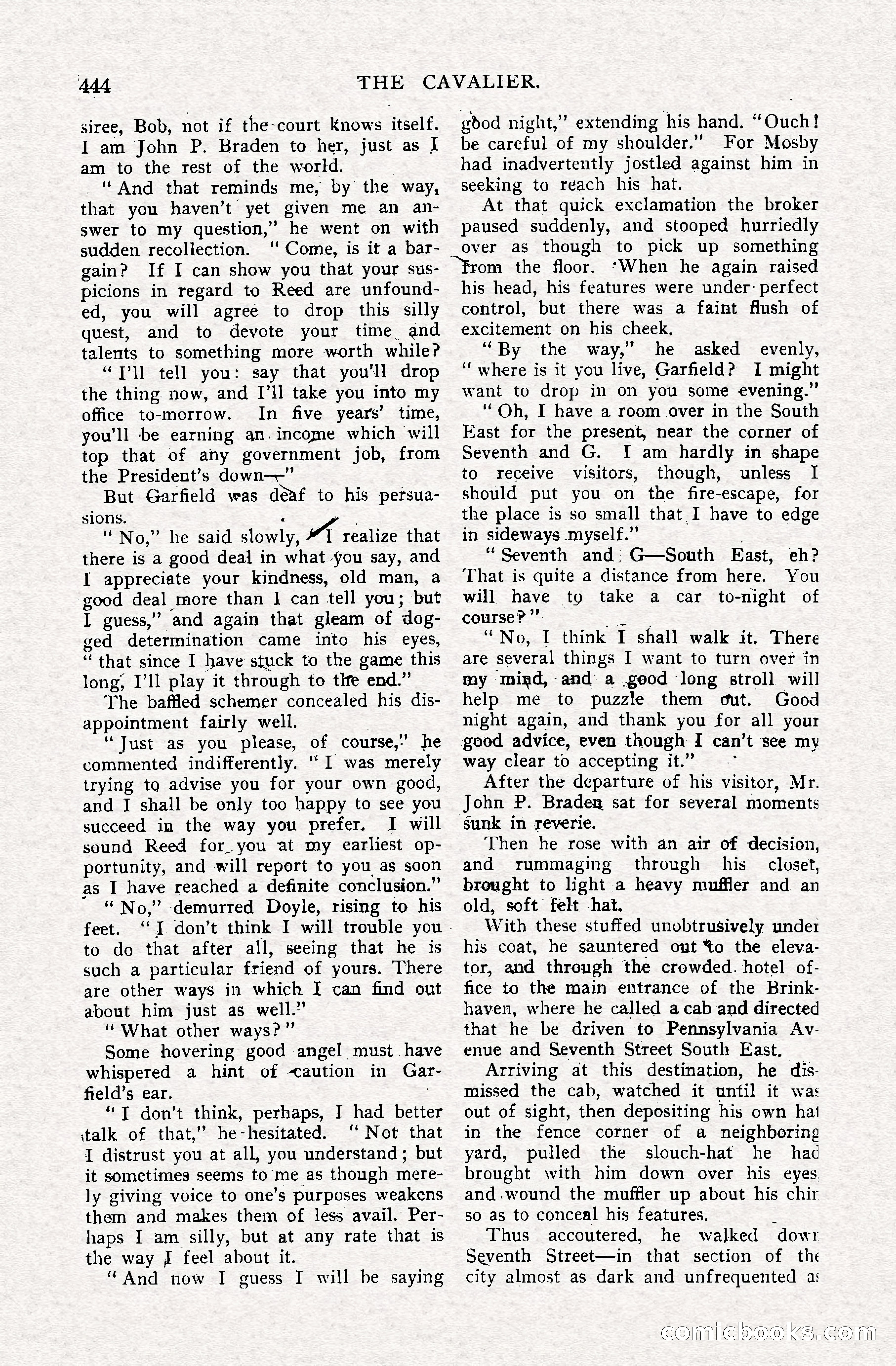 The Cavalier, April 1910 — page 70 of 225