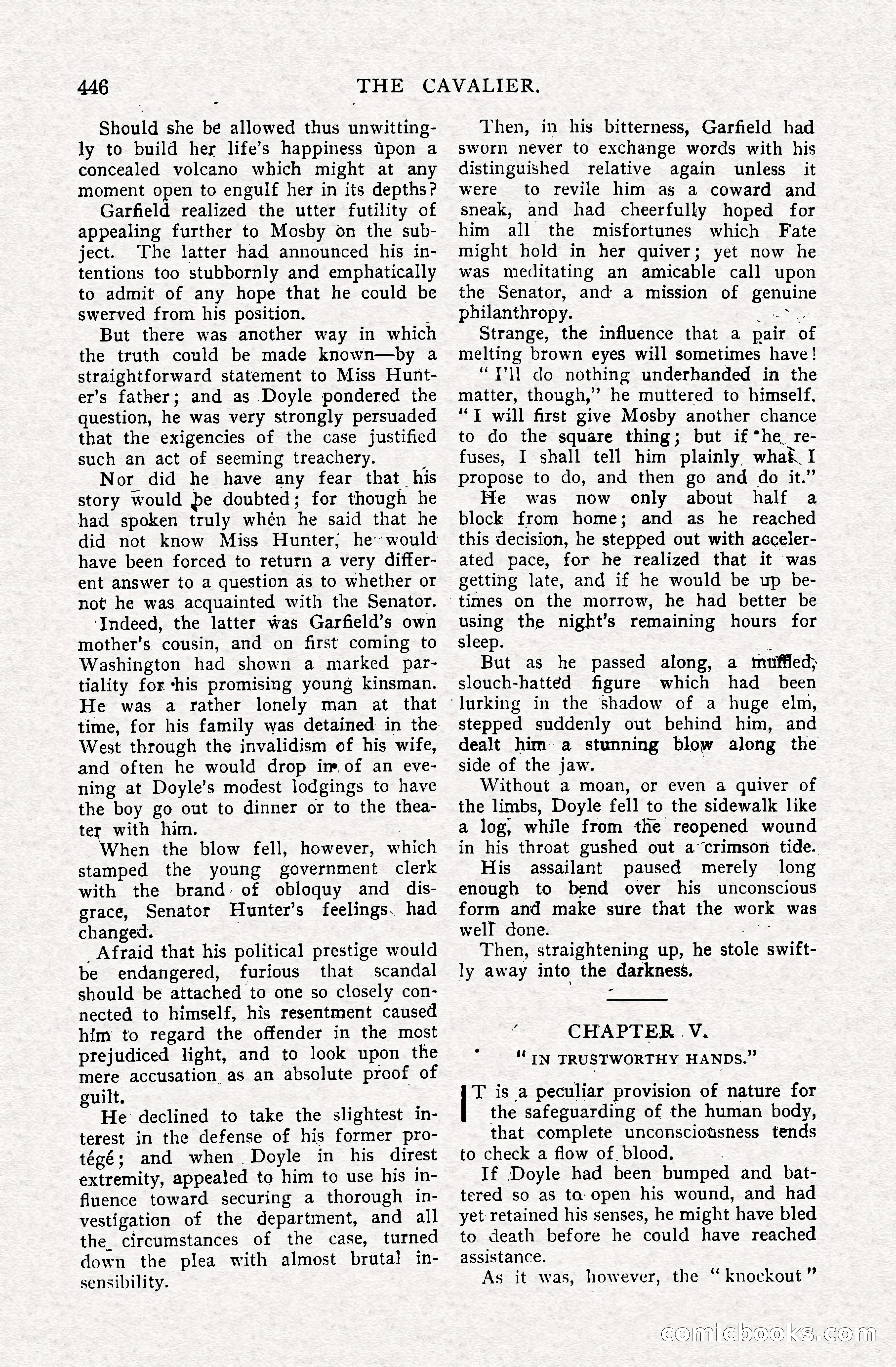 The Cavalier, April 1910 — page 72 of 225