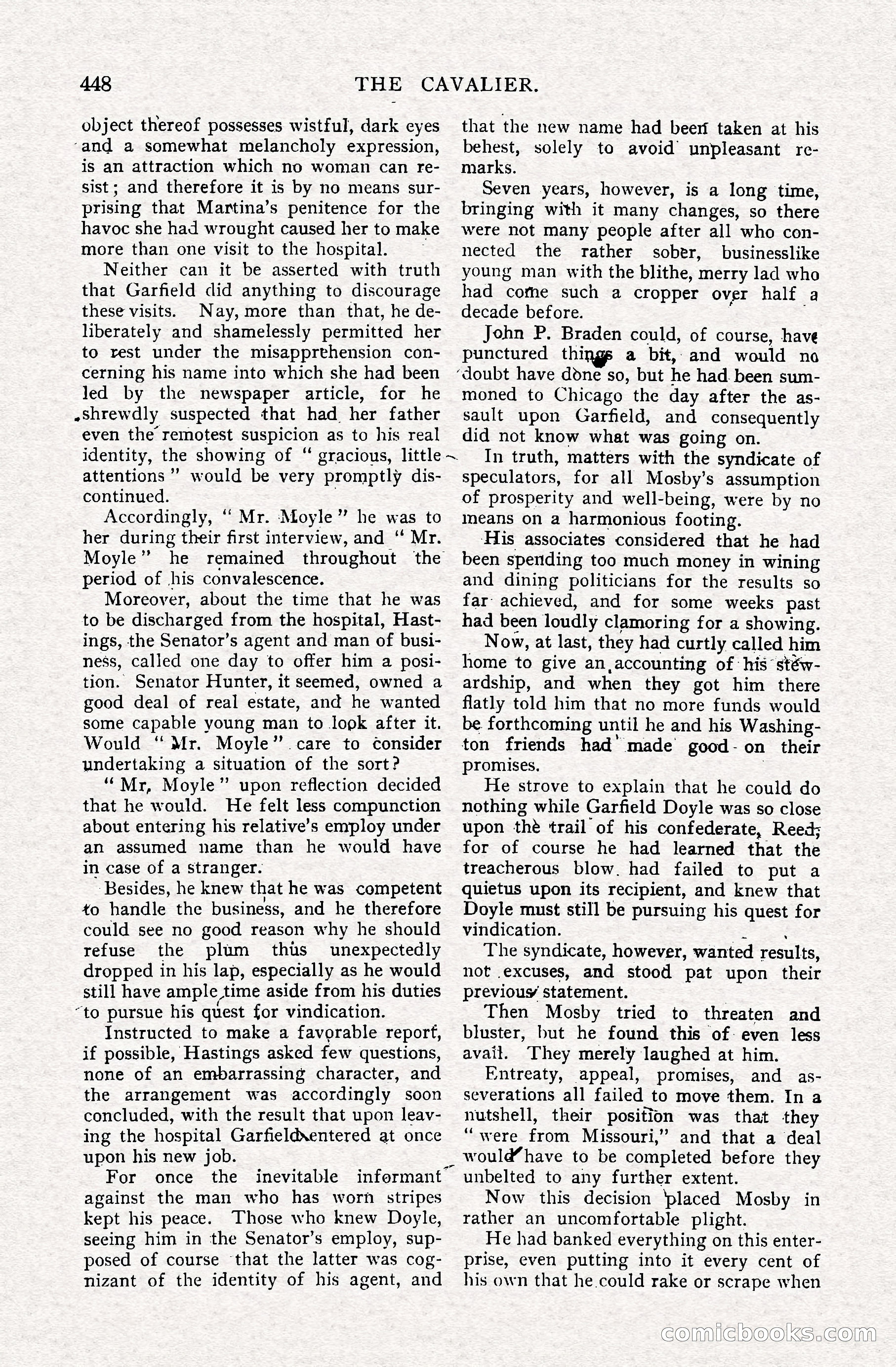 The Cavalier, April 1910 — page 74 of 225