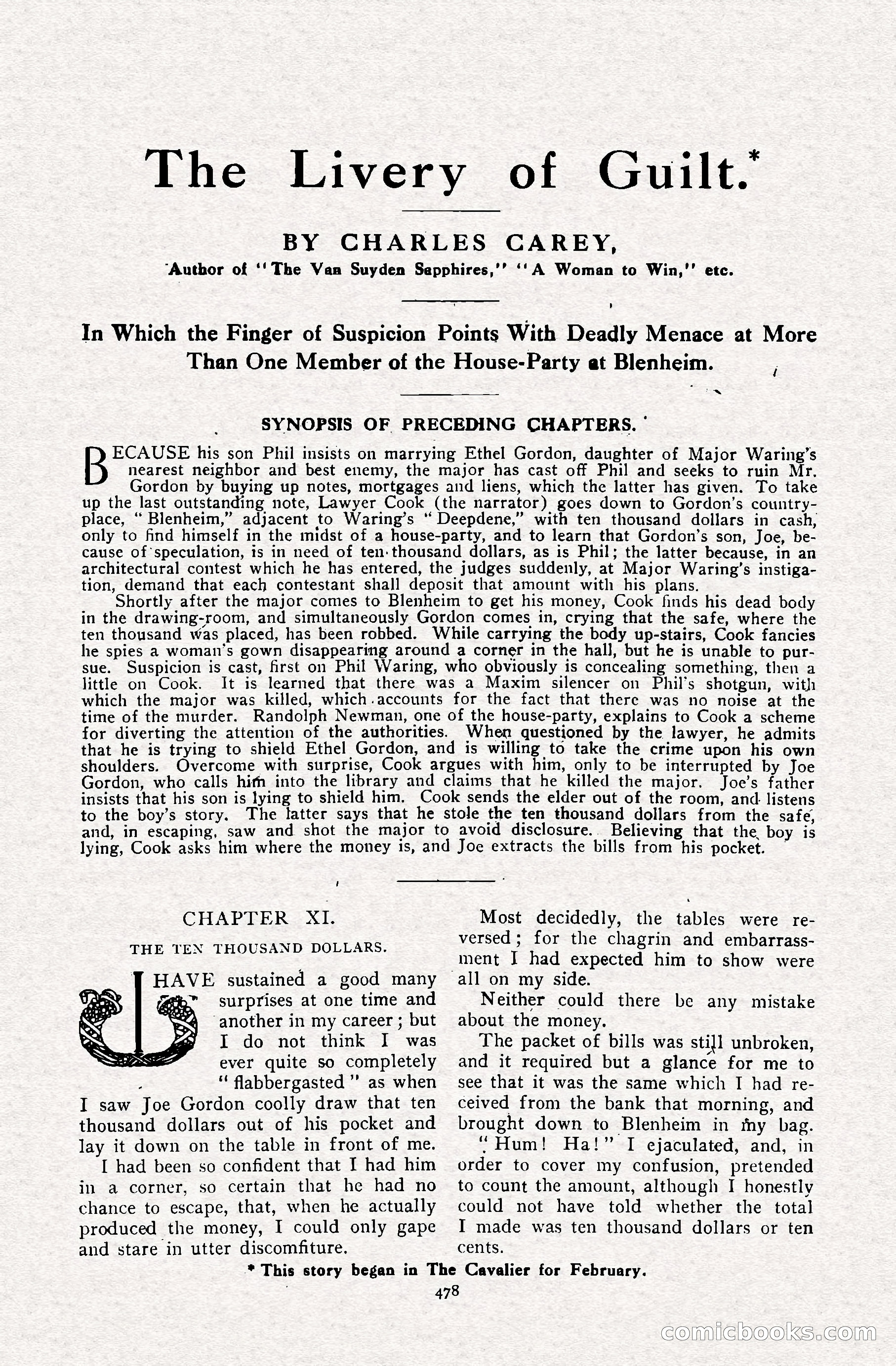 The Cavalier, April 1910 — page 104 of 225