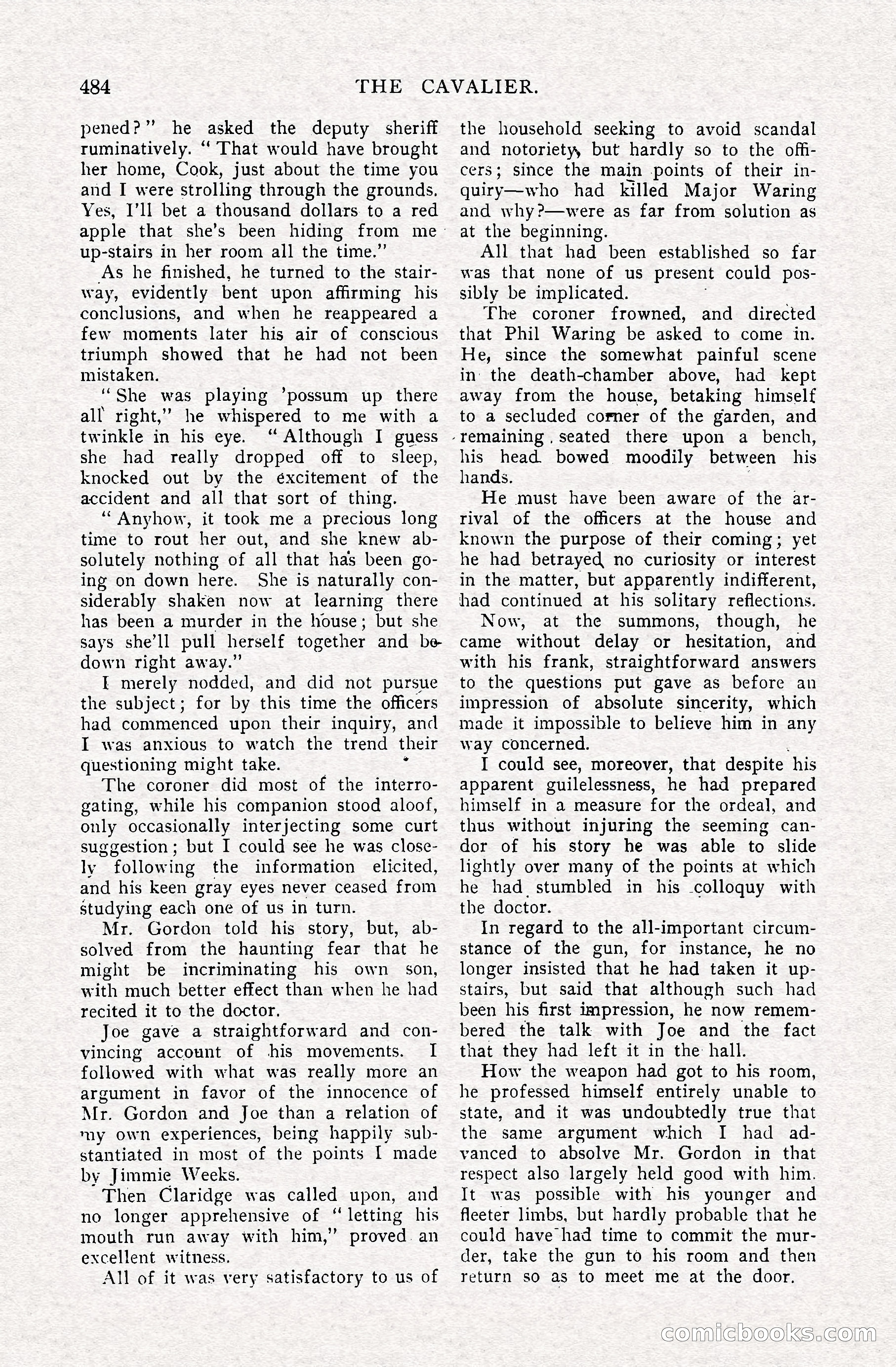 The Cavalier, April 1910 — page 110 of 225