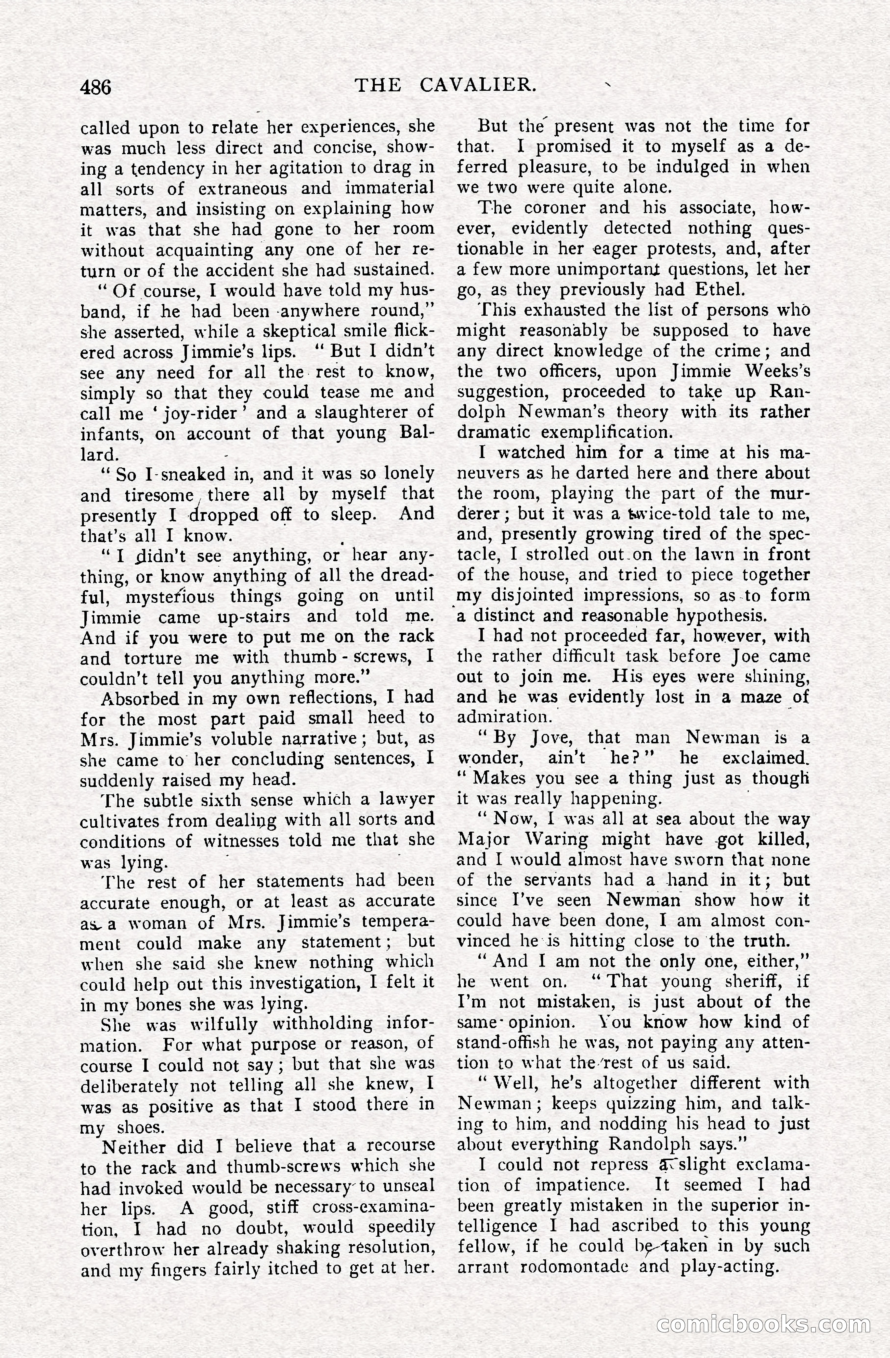 The Cavalier, April 1910 — page 112 of 225