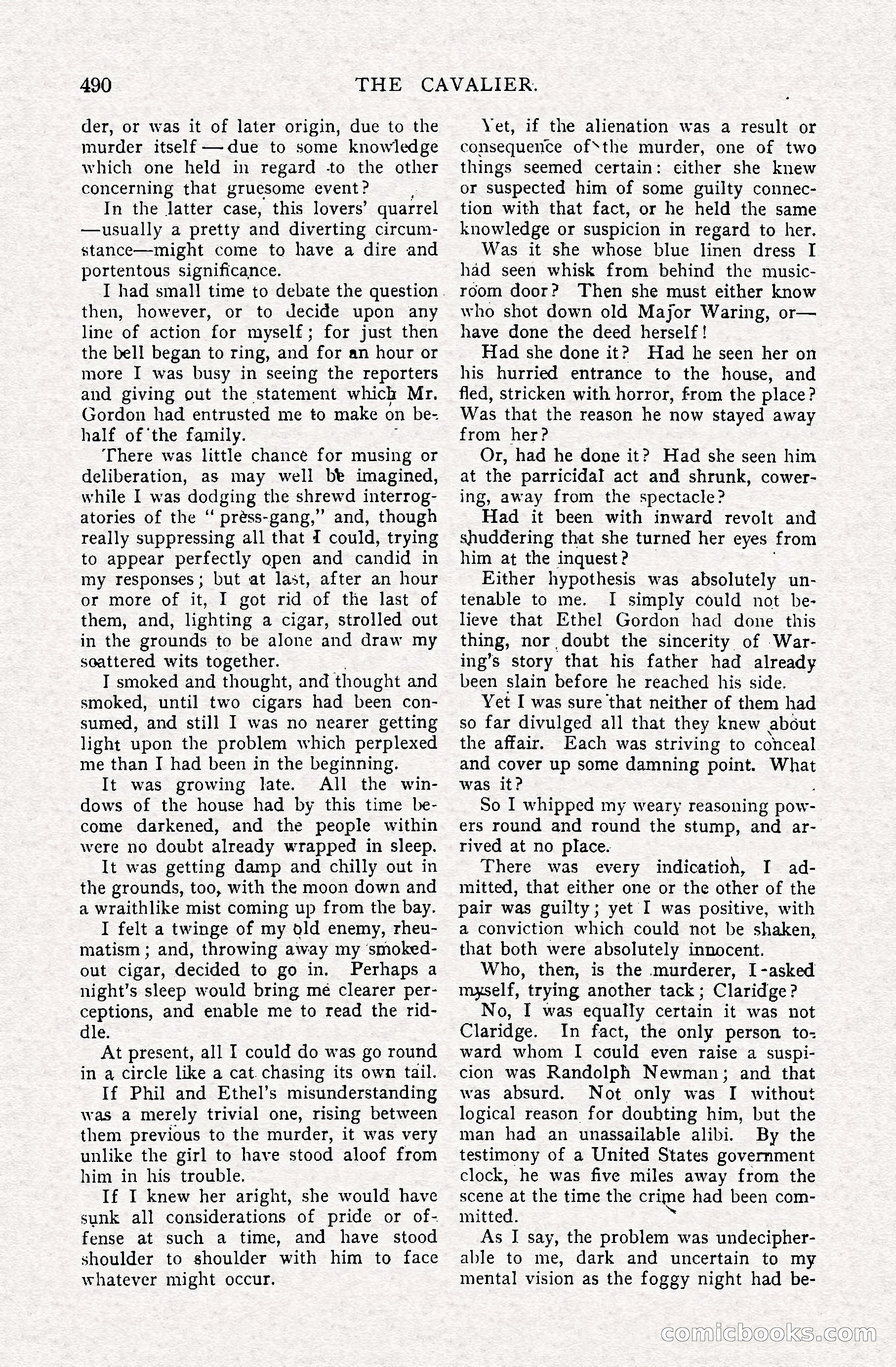 The Cavalier, April 1910 — page 116 of 225